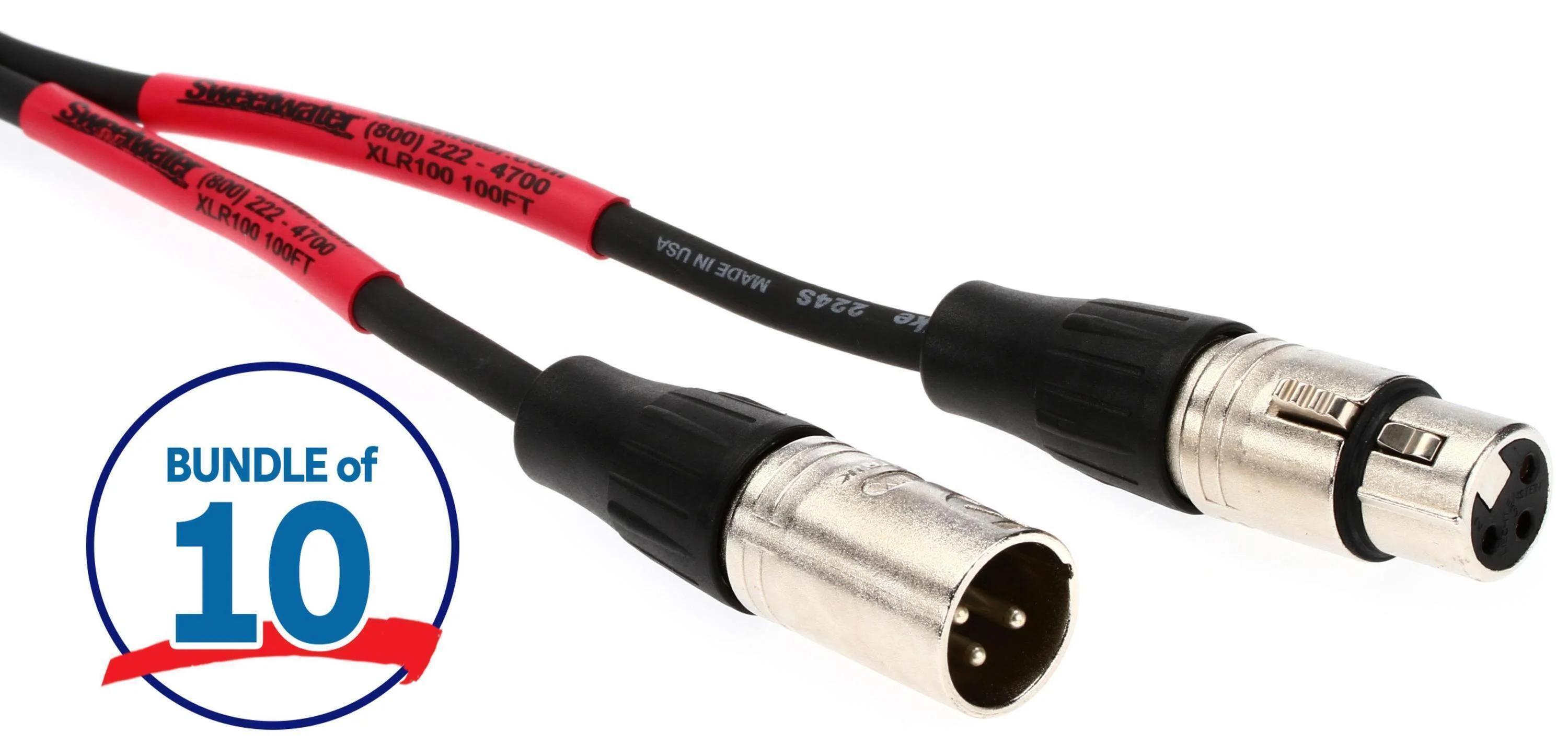 Photo of Pro Co Excellines Microphone Cable - 100 foot (10-pack)