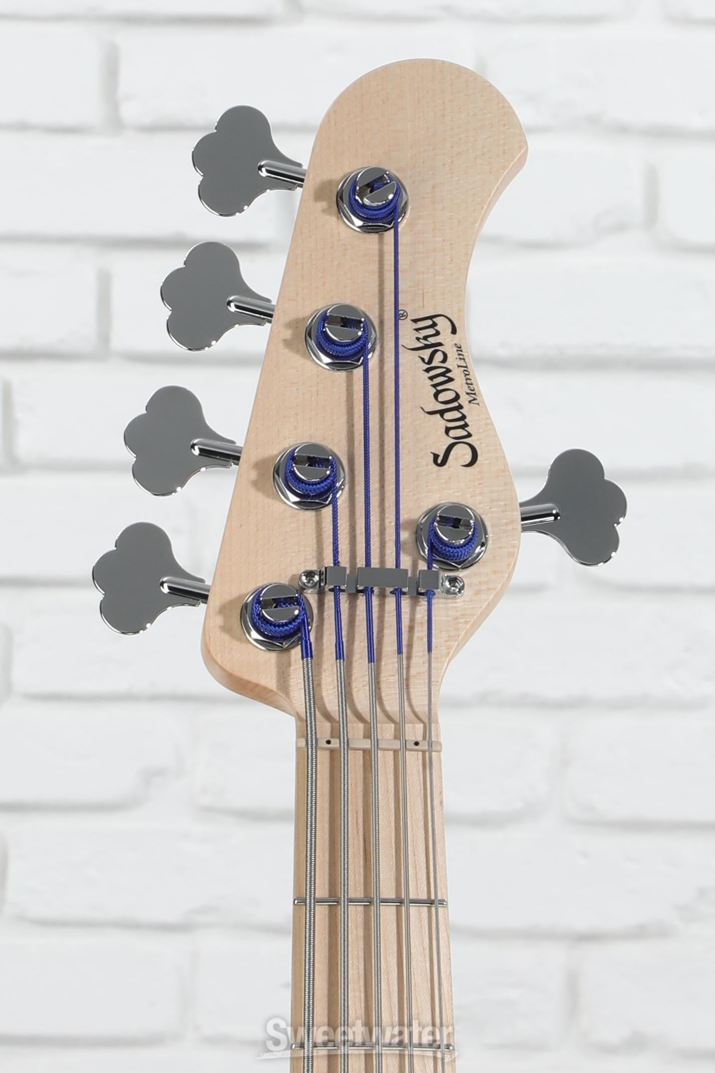 ベース Sadowsky Metroline Will Lee 5 - Natural Sadowsky MetroLine Will Lee Artist Line 5-string Bass Guitar