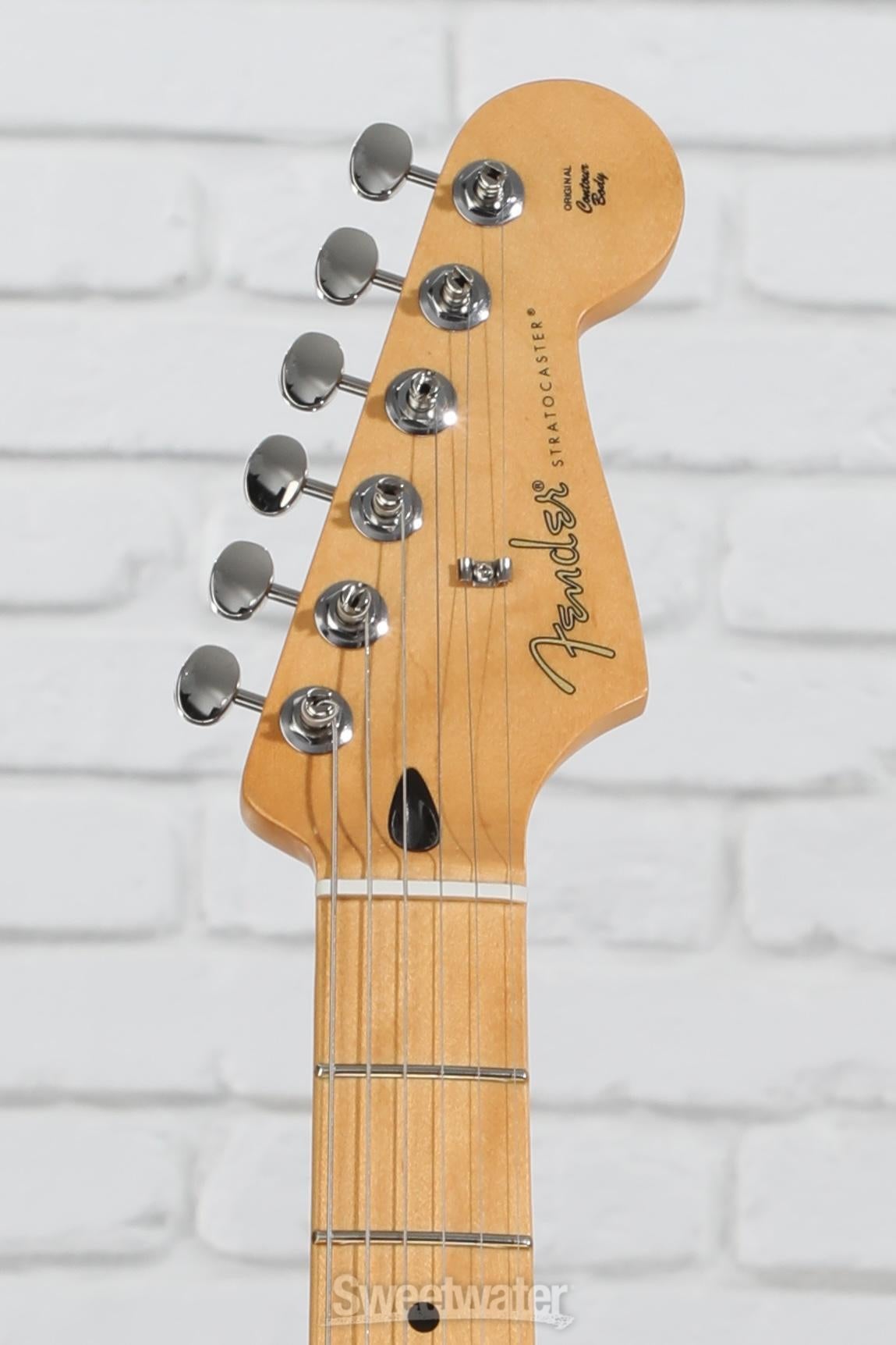 Fender Player II Stratocaster Electric Guitar - Aged Cherry Burst with Maple Fingerboard