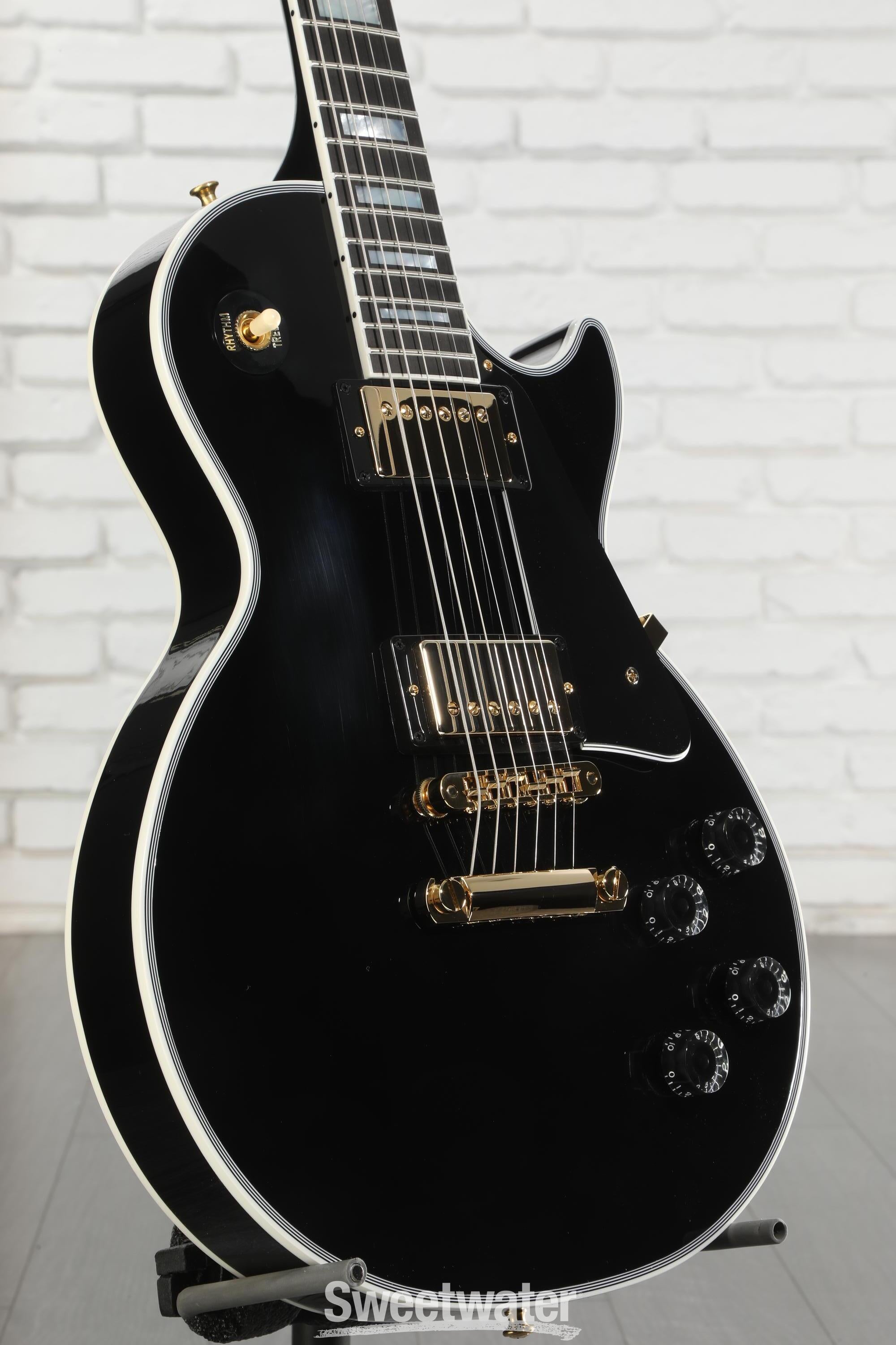 Sword Les Paul custom Ebony 約4.0kg Gibson Custom Les Paul Custom Electric Guitar - Ebony, Ebony