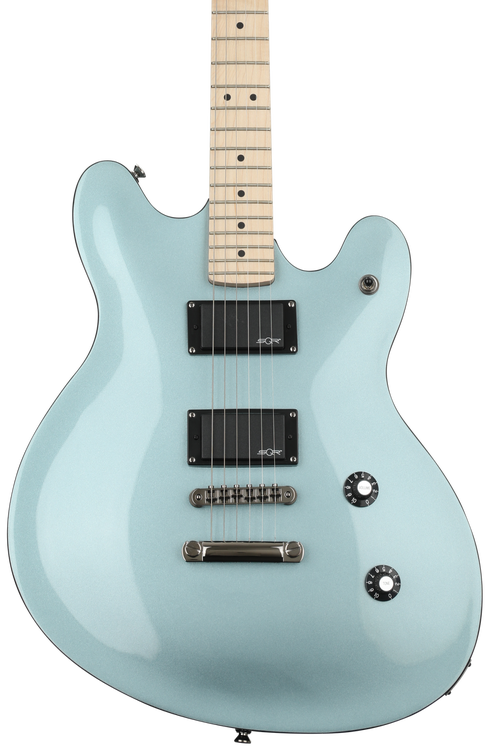 Squier Contemporary Active Starcaster 美品 Squier Contemporary Active Starcaster - Gunmetal Metallic