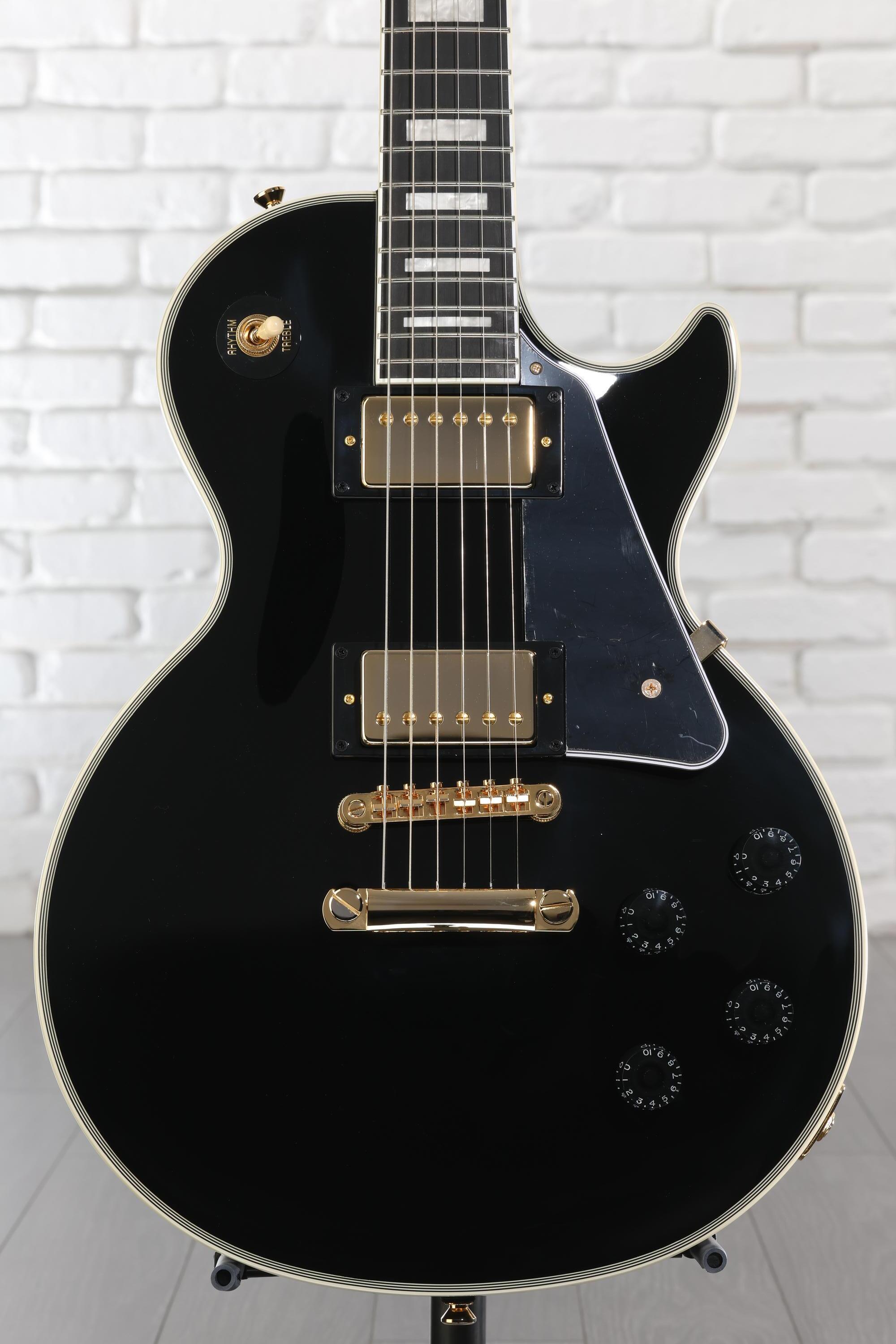 Epiphone Les Paul Custom Electric Guitar - Ebony | Sweetwater