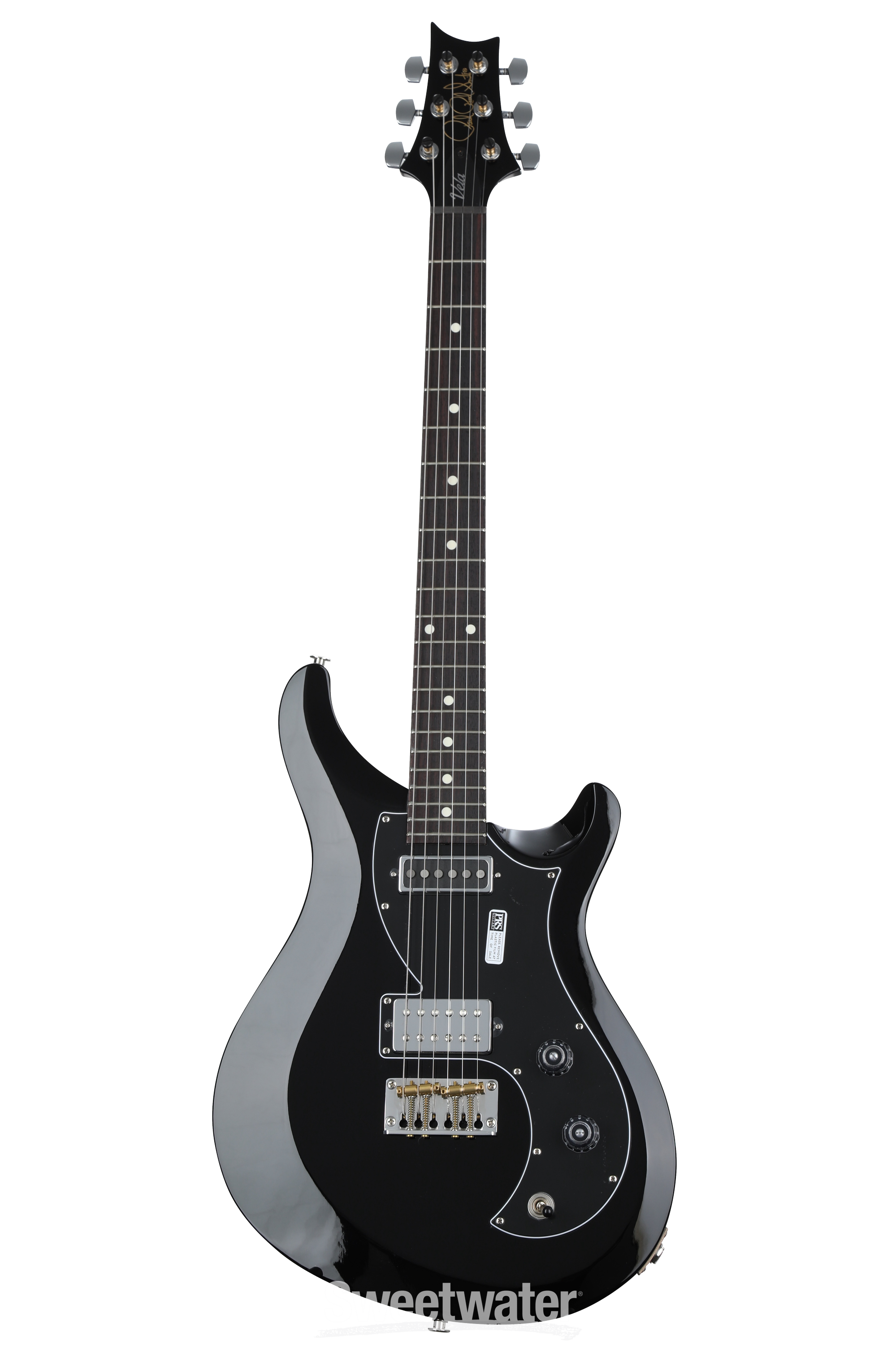 PRS S2 Vela Electric Guitar - Black | Sweetwater PRS S2 Vela Electric Guitar - Black | Sweetwater
