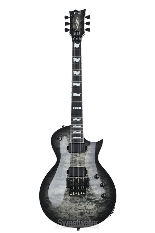 ESP E-II Eclipse FR Electric Guitar - Charcoal Burst