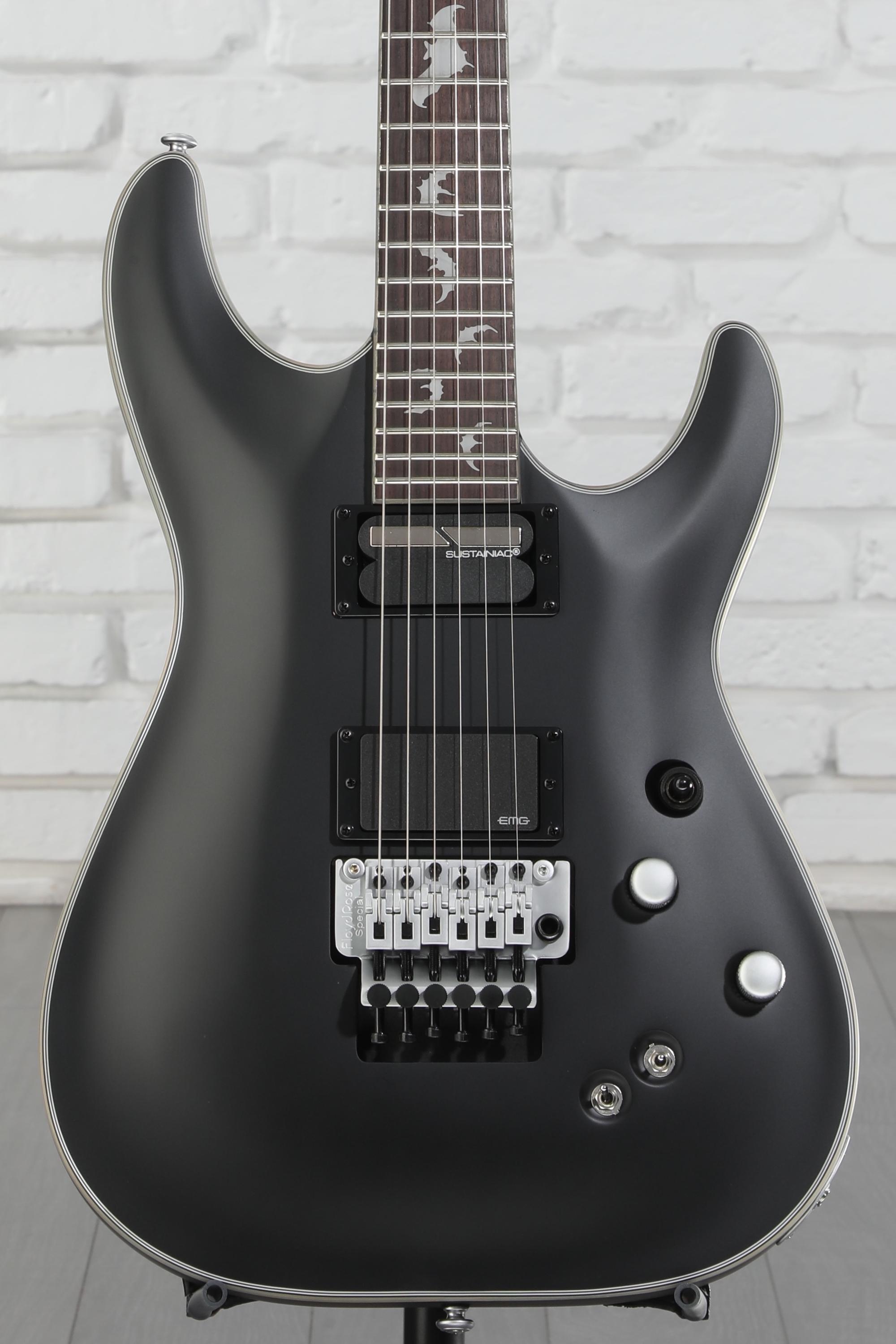 Schecter Damien Platinum 6 FR-S Electric Guitar - Satin Black