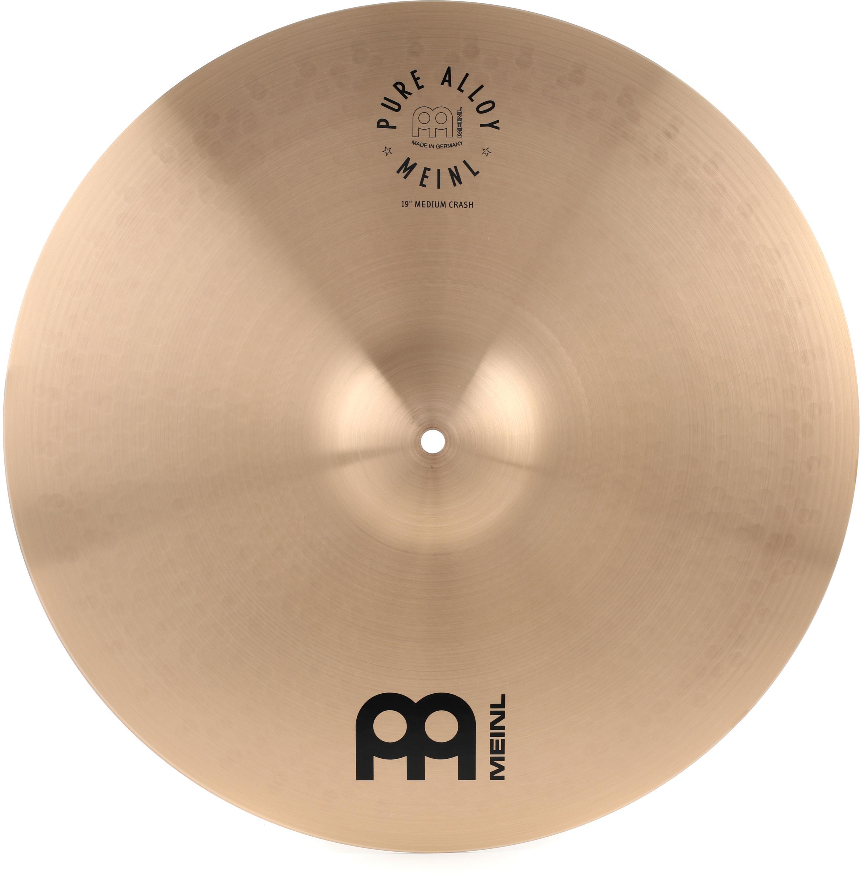 Meinl Cymbals 19 inch Pure Alloy Medium Crash Cymbal | Sweetwater
