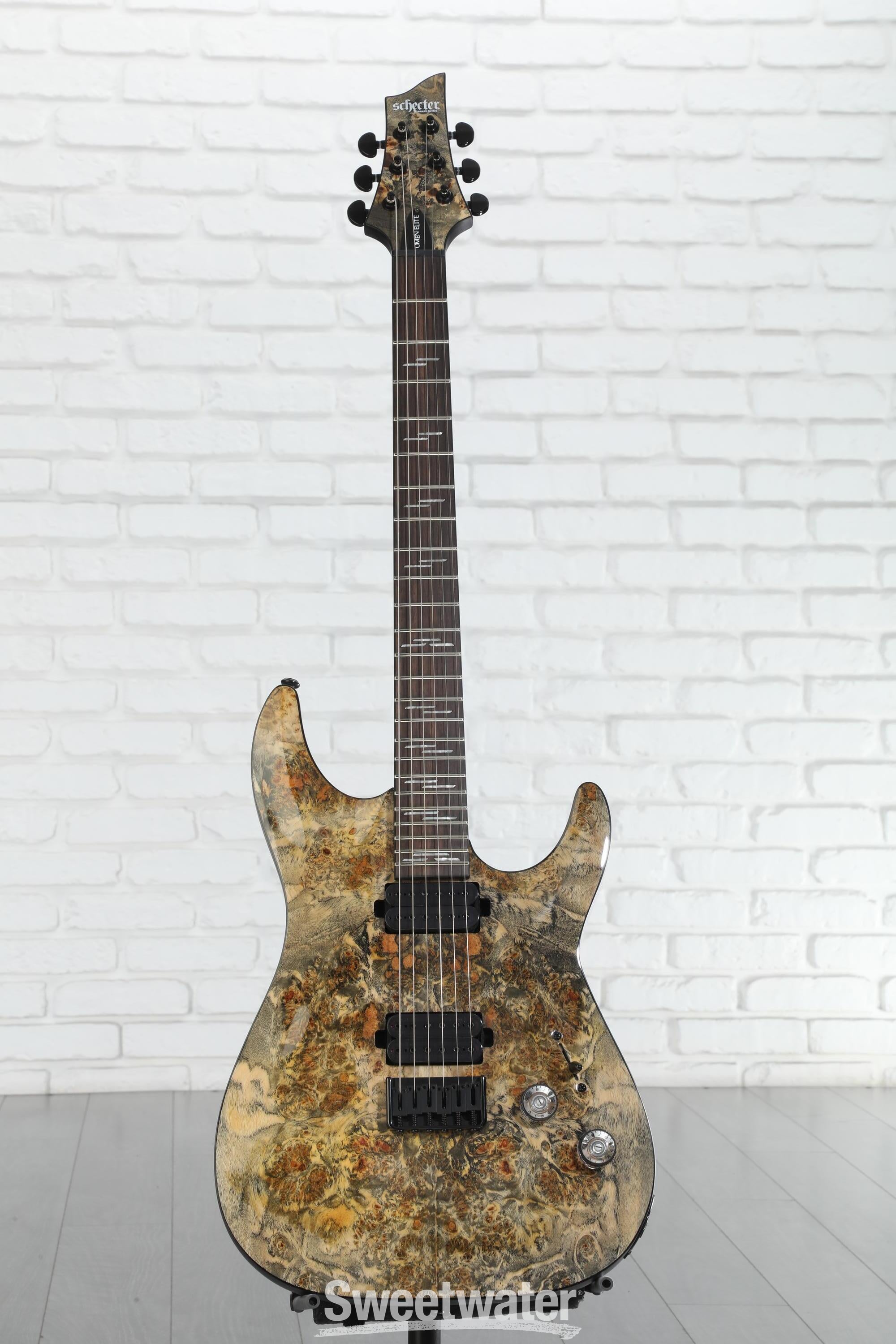 Schecter Omen Elite-6 Electric Guitar - Charcoal | Sweetwater