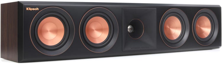 Klipsch RP-404C II Passive Center-channel Speaker Walnut