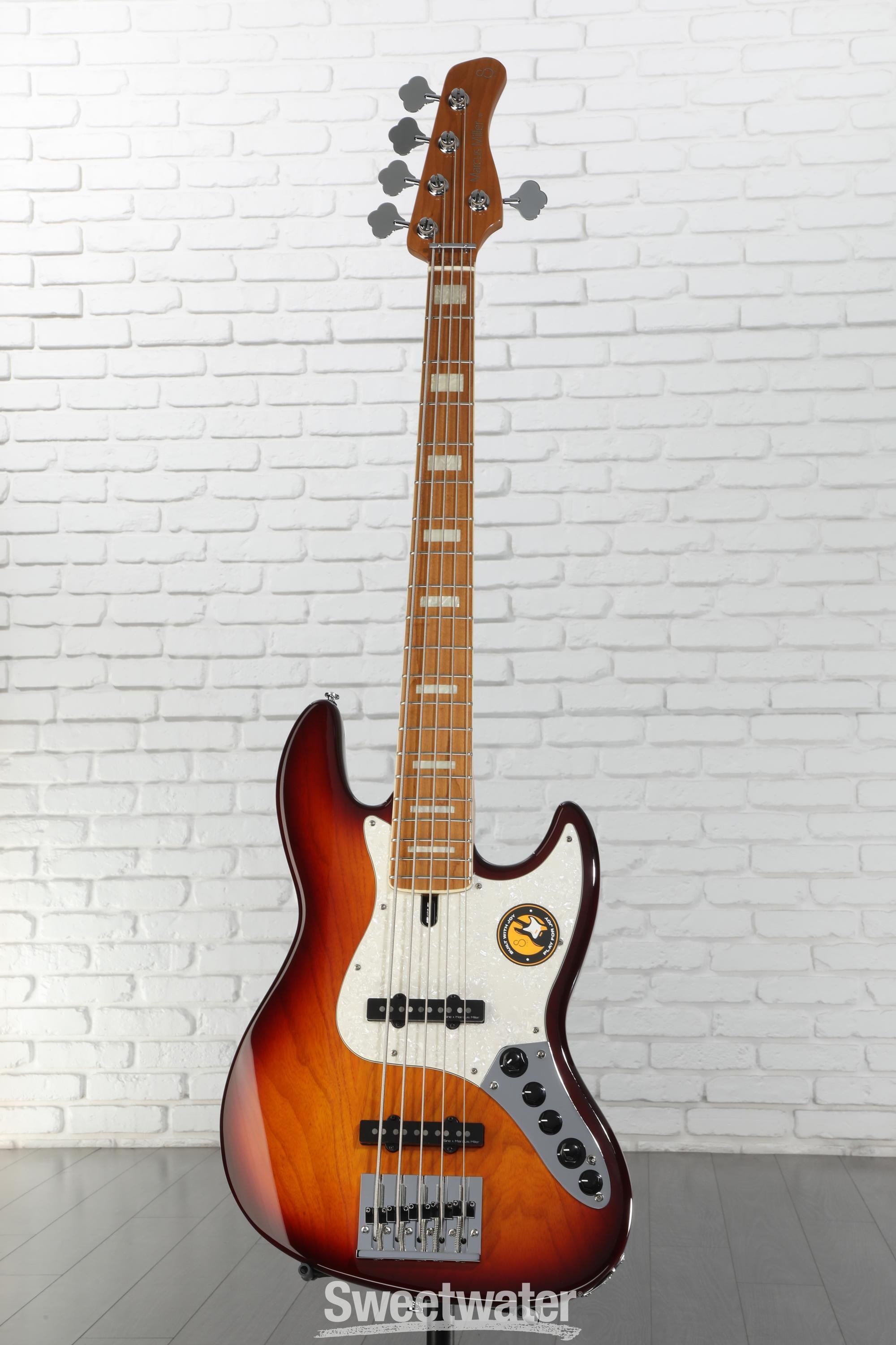 Sire Marcus Miller V8 5-string Bass Guitar - Tobacco Sunburst
