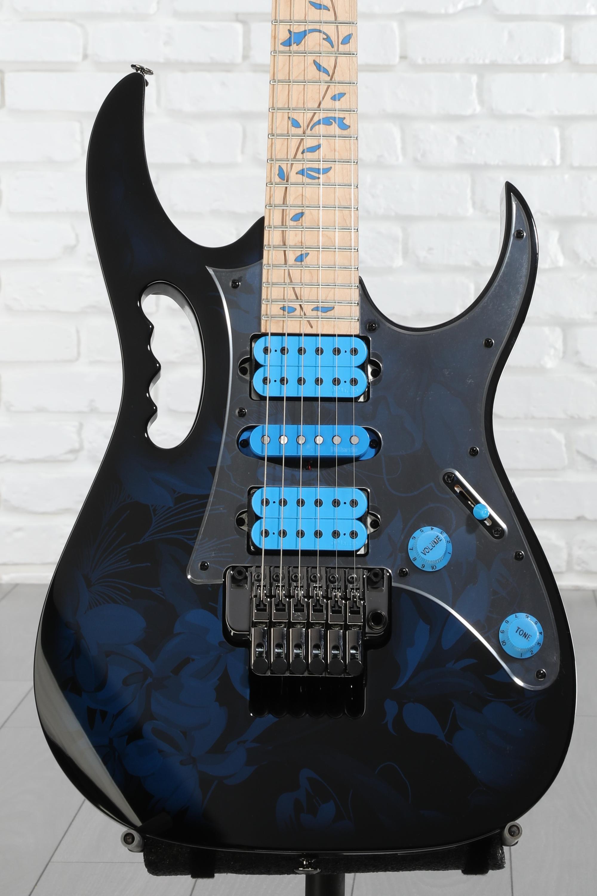 Ibanez Steve Vai Signature JEM77 - Blue Floral Pattern | Sweetwater