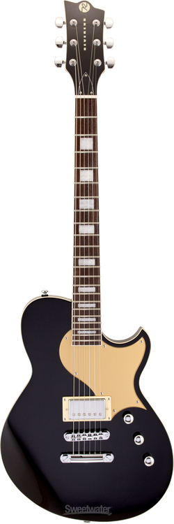 Reverend Roundhouse Jr. Electric Guitar - Midnight Black