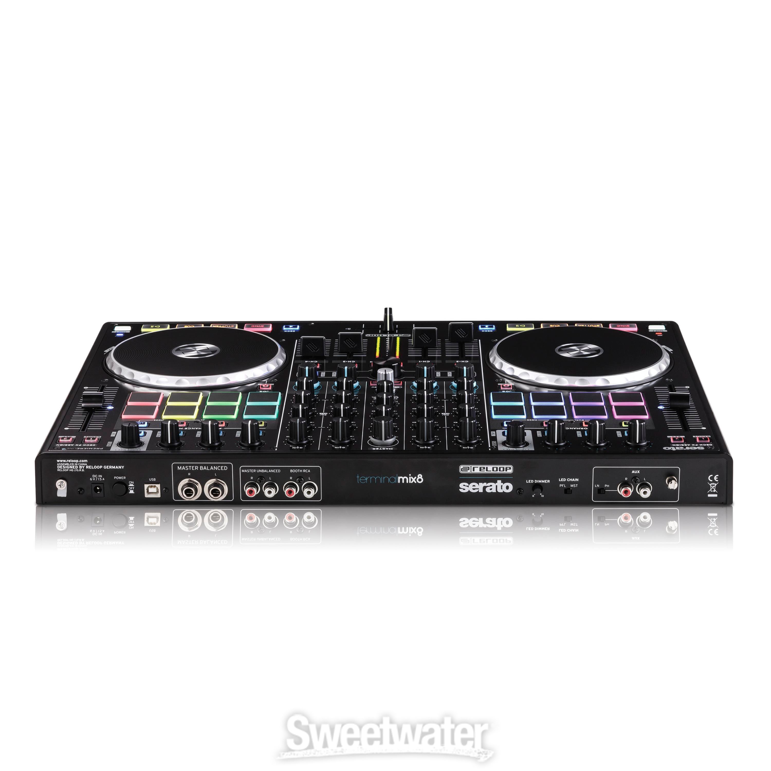 Reloop Terminal Mix 8 with Serato DJ | Sweetwater