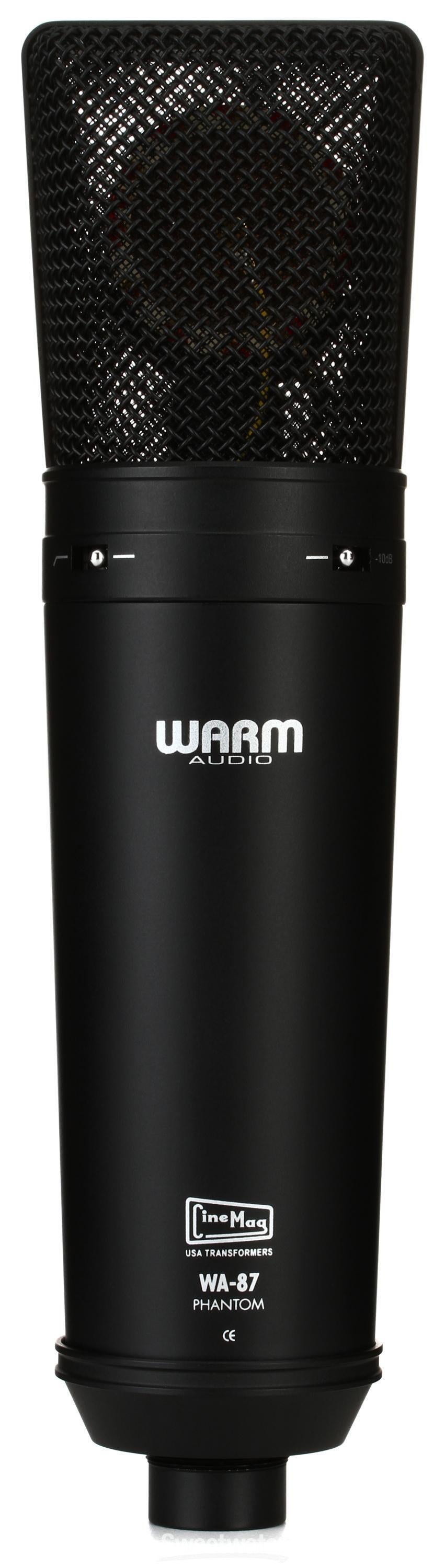Warm Audio WA-87 Black Large-diaphragm Condenser Microphone