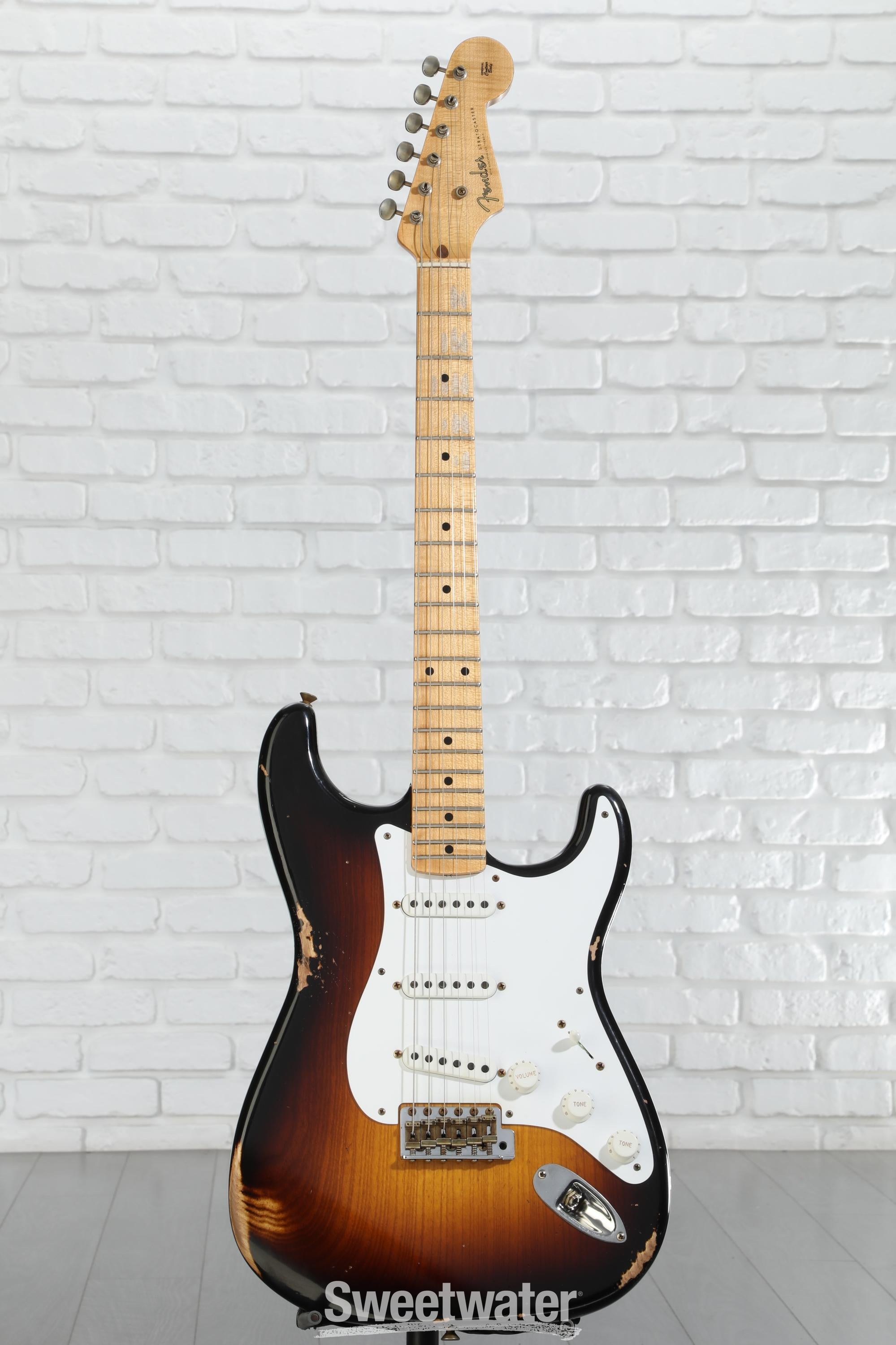 ギター Fender customshop Fender Custom Shop ZF Stratocaster Heavy Relic Faded Olympic