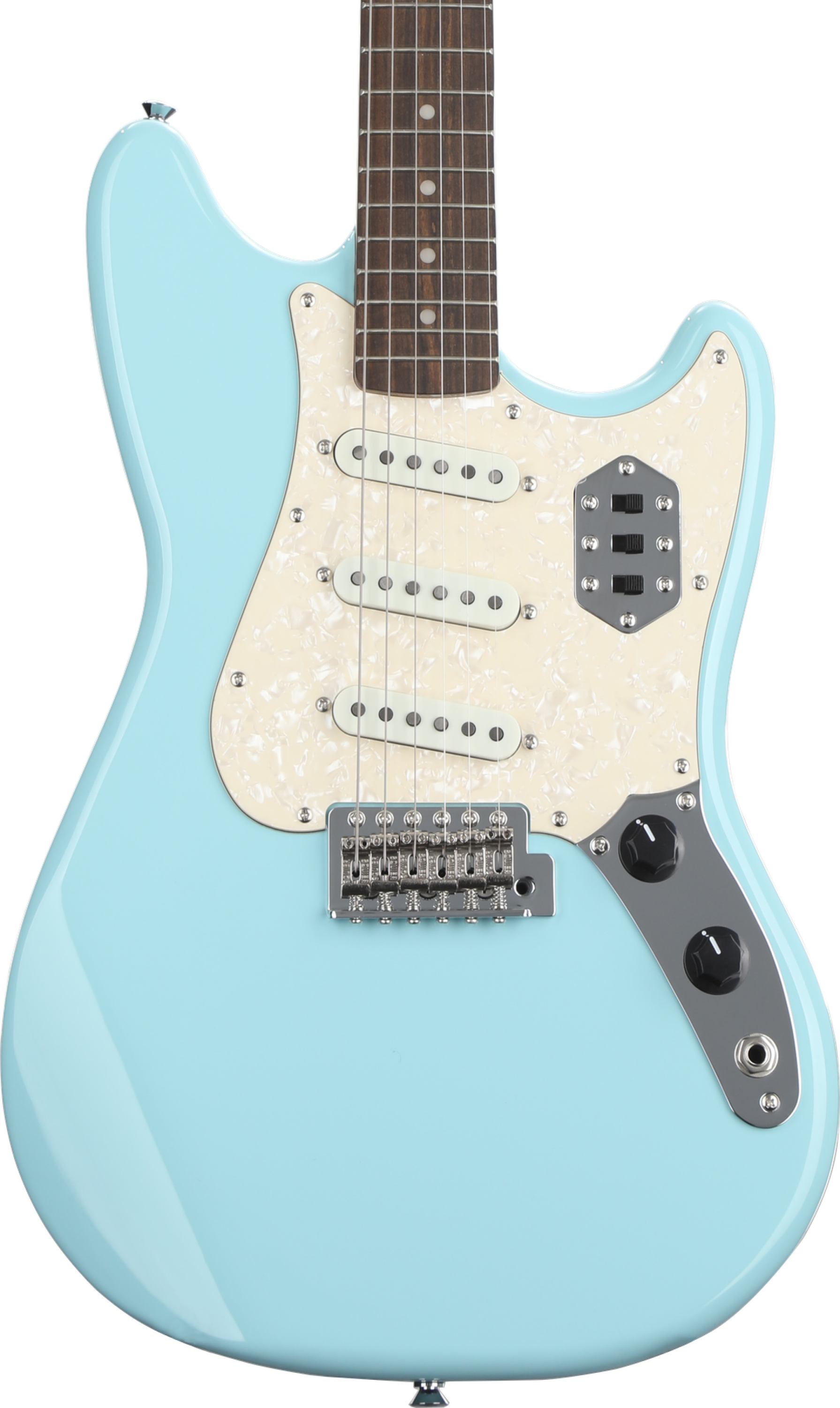 Squier Paranormal Cyclone Electric Guitar - Daphne Blue