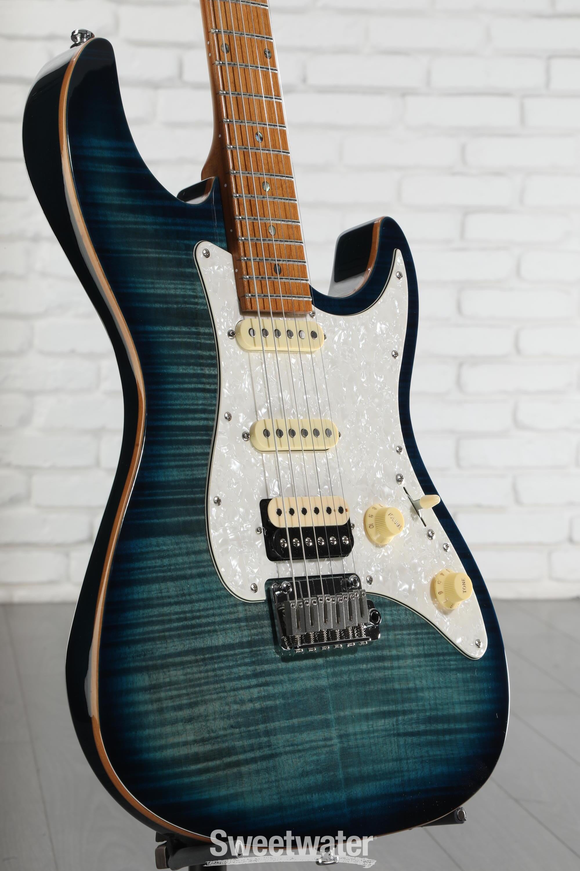 Sire S7 FM エレキギター Sire Larry Carlton S7 FM Electric Guitar - Transparent Blue