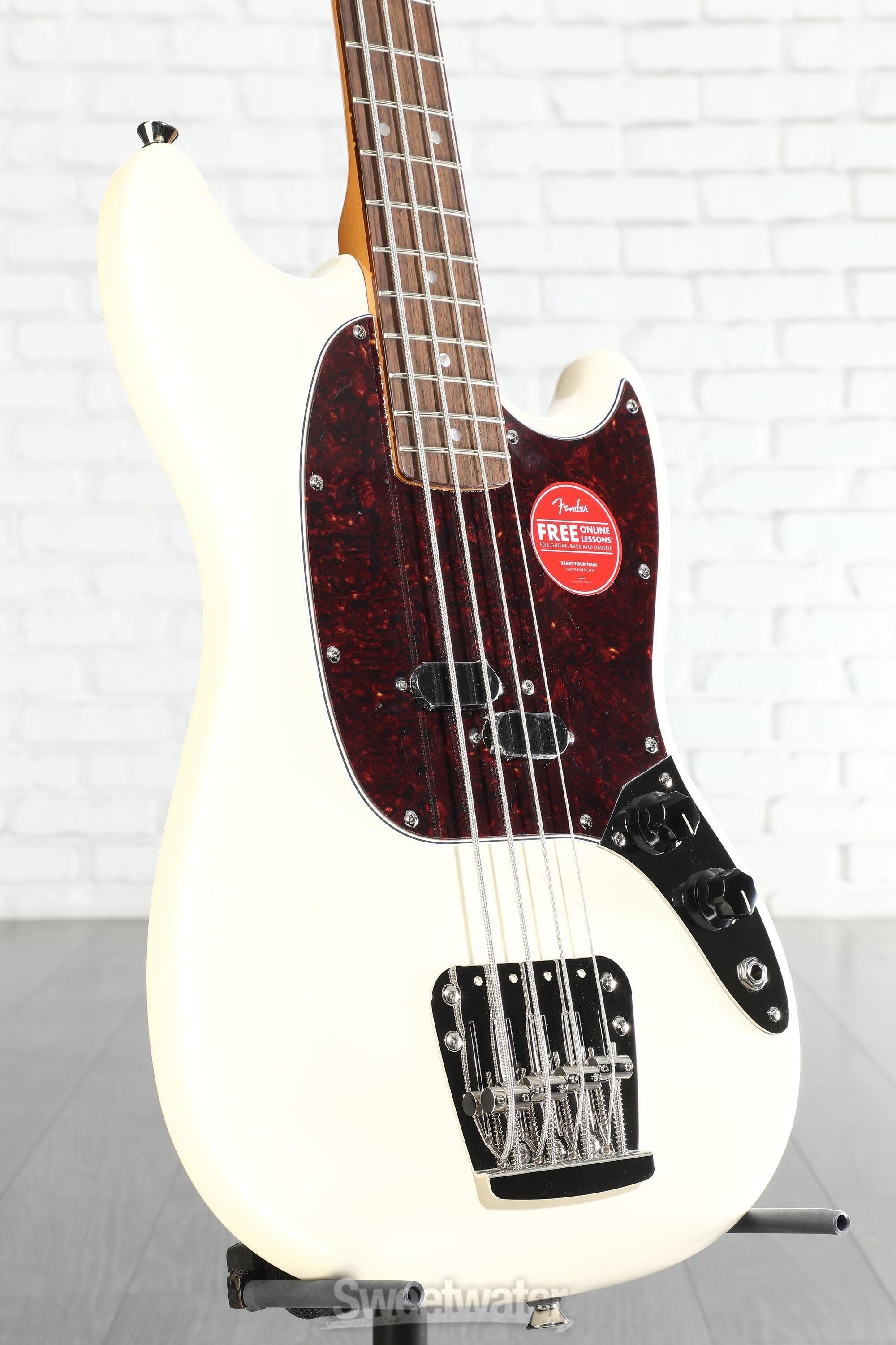 ベース Squier Classic Vibe 60s Mustang Bass Squier Classic Vibe '60s Mustang Bass - Olympic White | Sweetwater