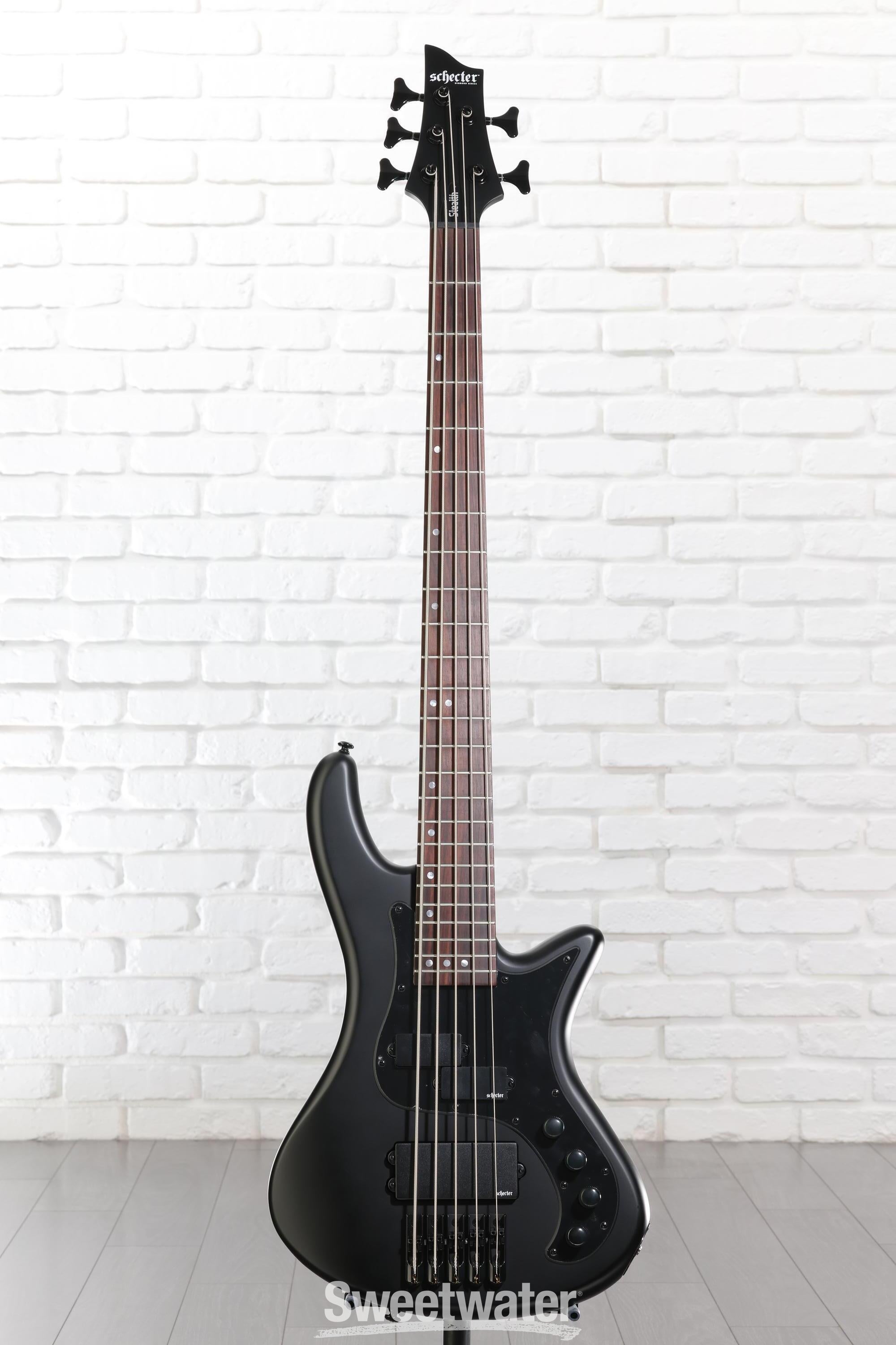 Schecter Stiletto Stealth-5 5-string Electric Bass Guitar - Satin
