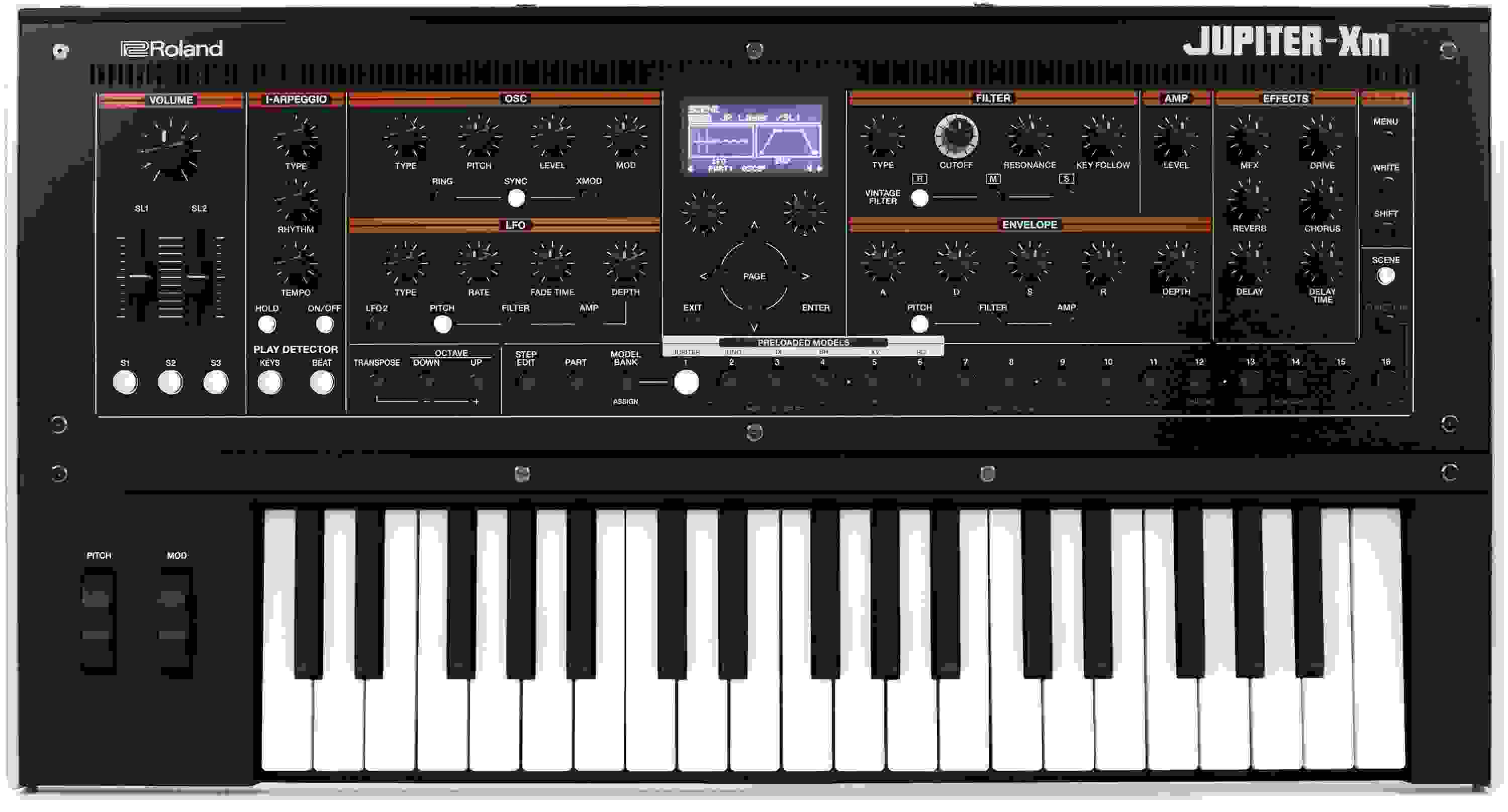 Roland Jupiter-Xm Portable Synthesizer