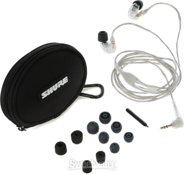Shure SE215-CL Sound-isolating Earphones - Clear