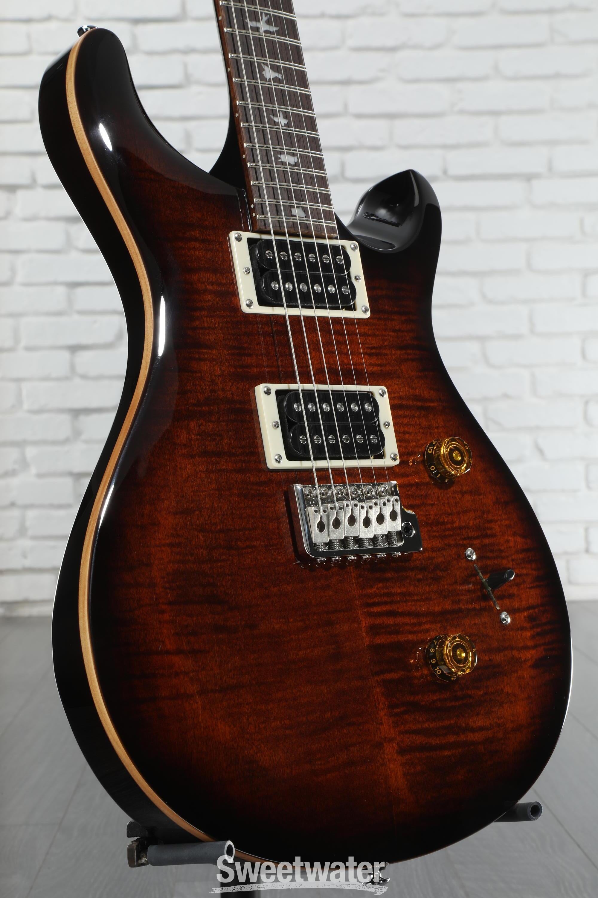 PRS SE Custom 24 Lefty Left-Handed Electric Guitar Black