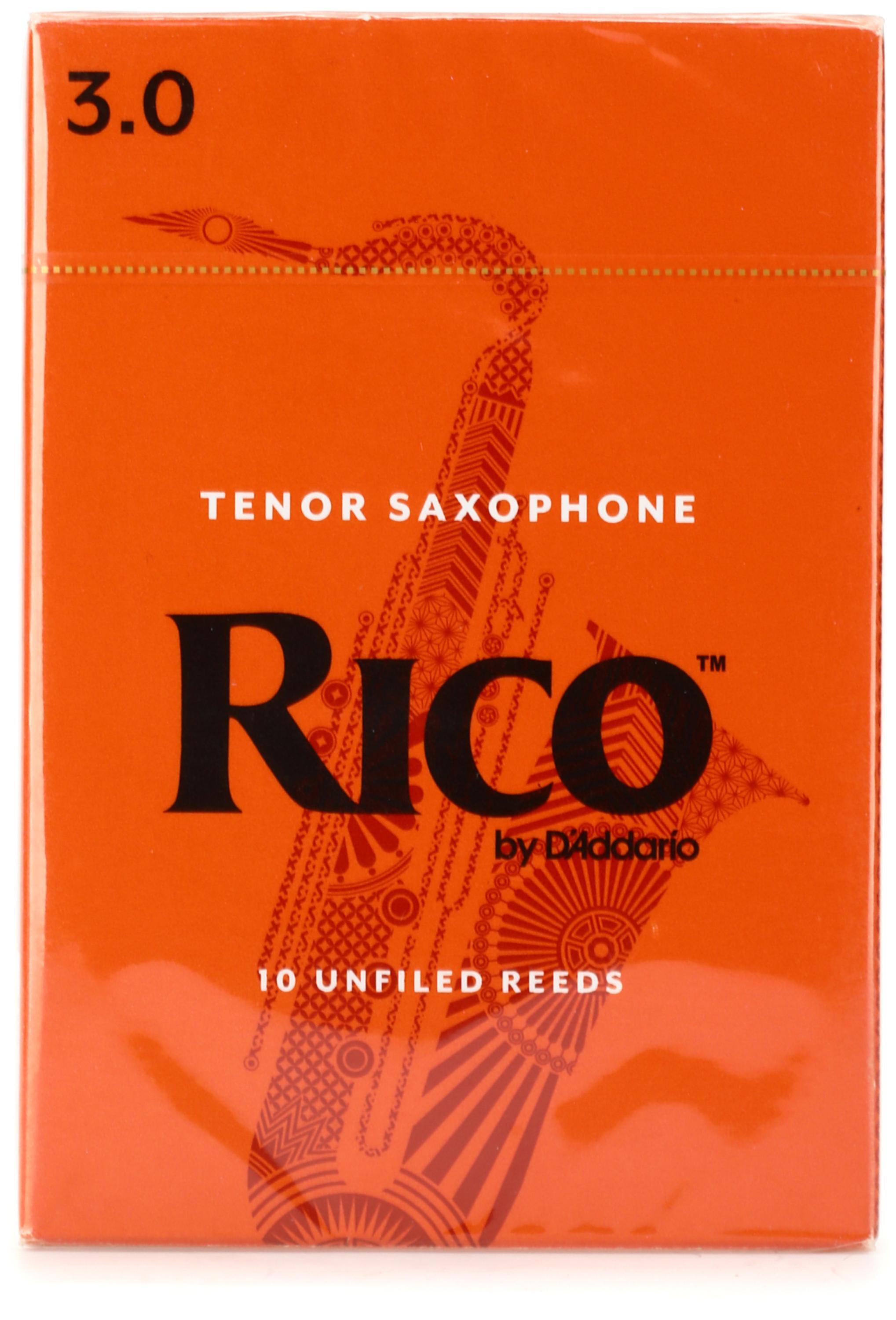 D'Addario RKA1030 - Rico Tenor Saxophone Reeds - 3.0 (10-pack