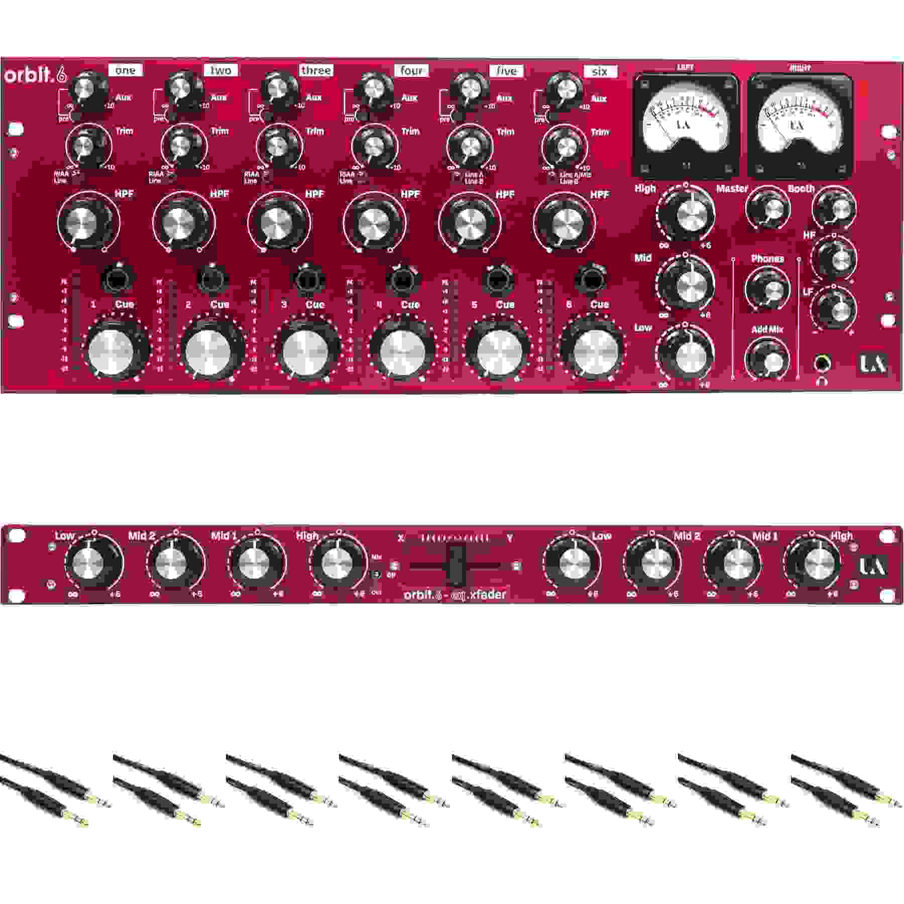 Union Audio Orbit.6 Rackmounted 6channel Rotary DJ Mixer and EQ/Xfader