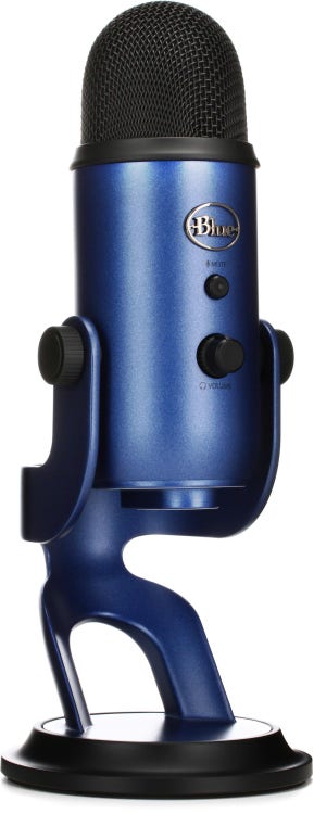 Blue YETI-PRO Yeti Pro USB Multipattern Microphone with 3 Condenser  Capsules 836213001967