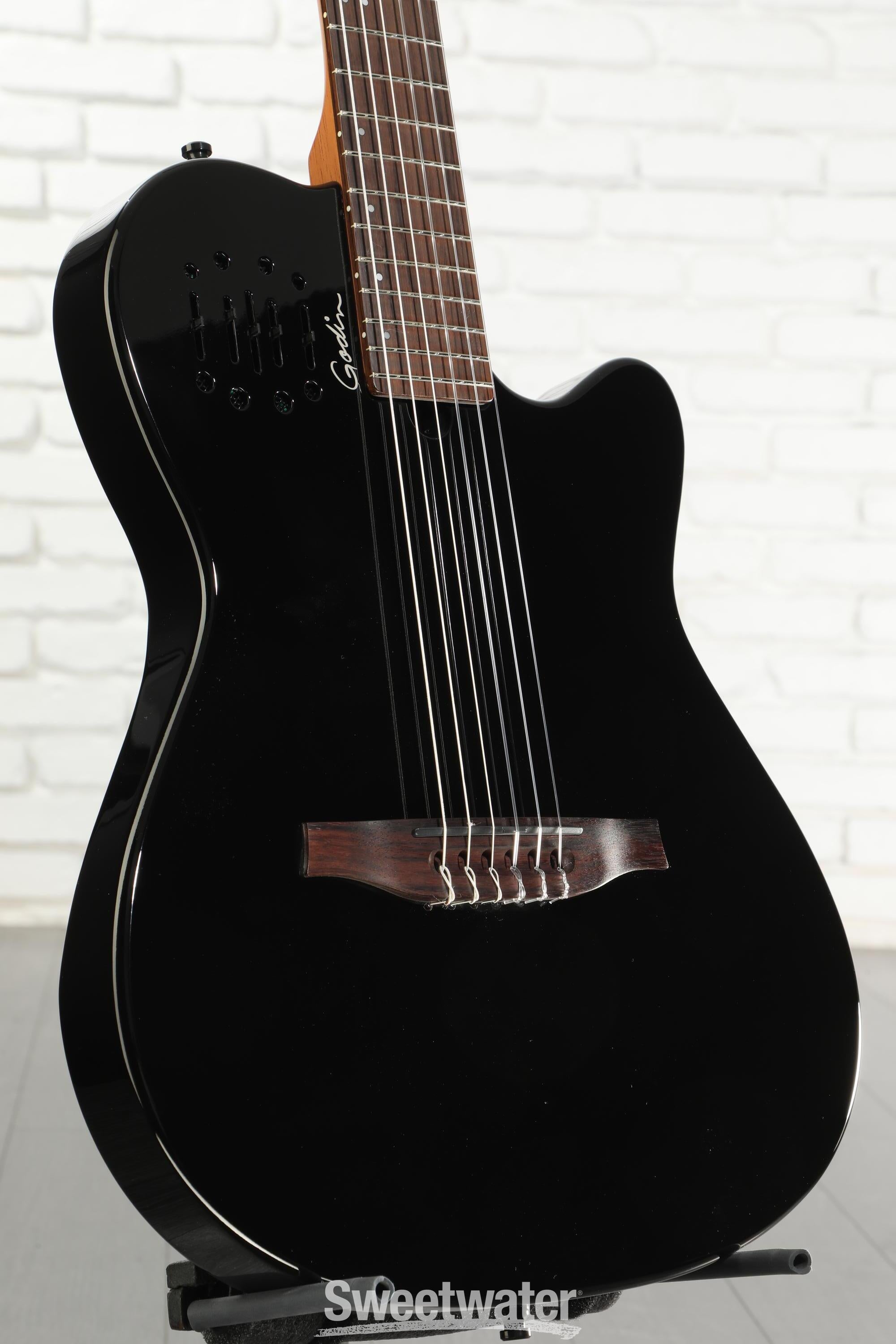 Godin Multiac Mundial Nylon Acoustic-electric Guitar - Onyx Black