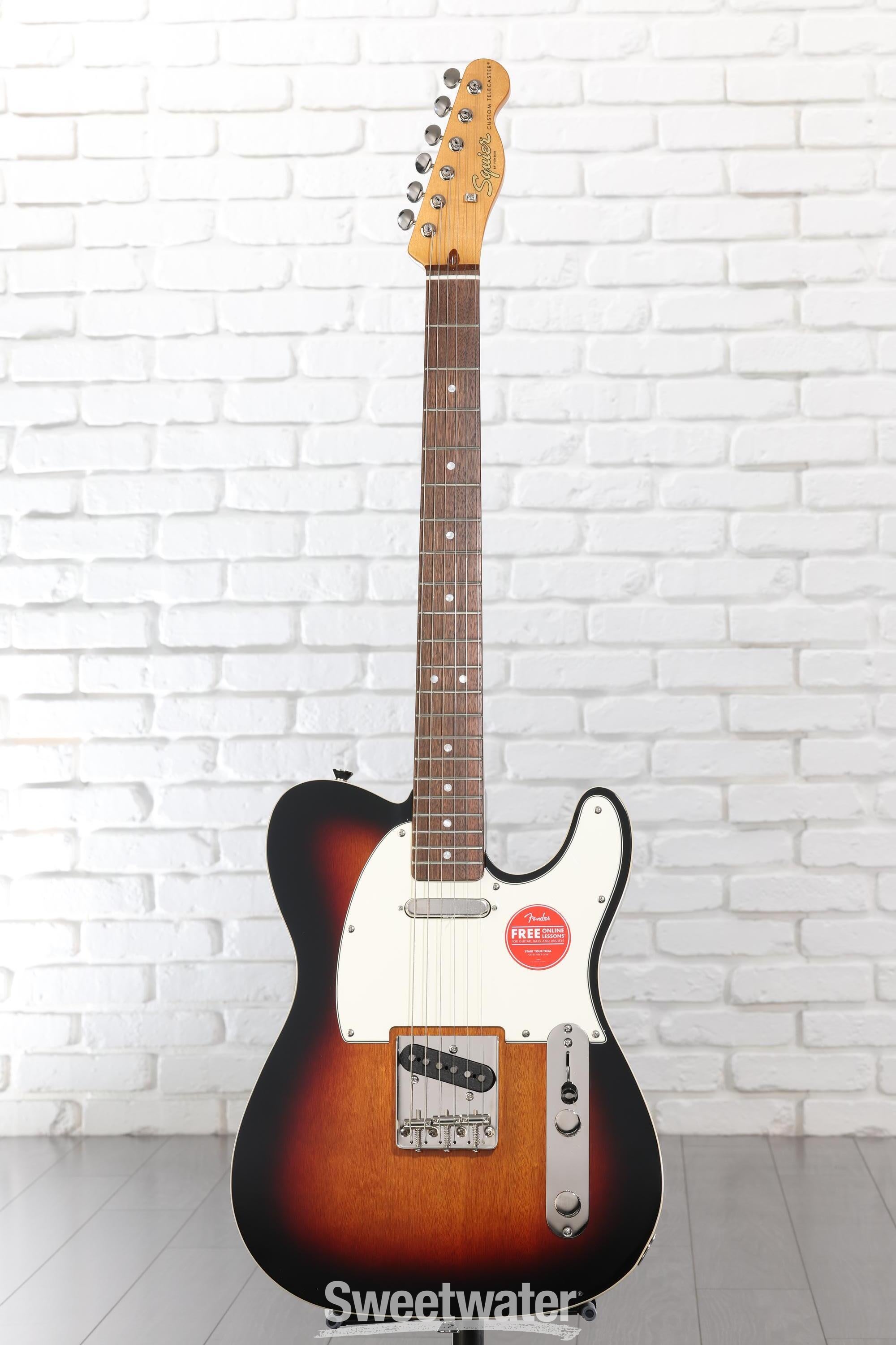 ギター Squier ClassicVibe60s Telecaster custom Squier Classic Vibe 60's Telecaster Custom - 3-Tone Sunburst