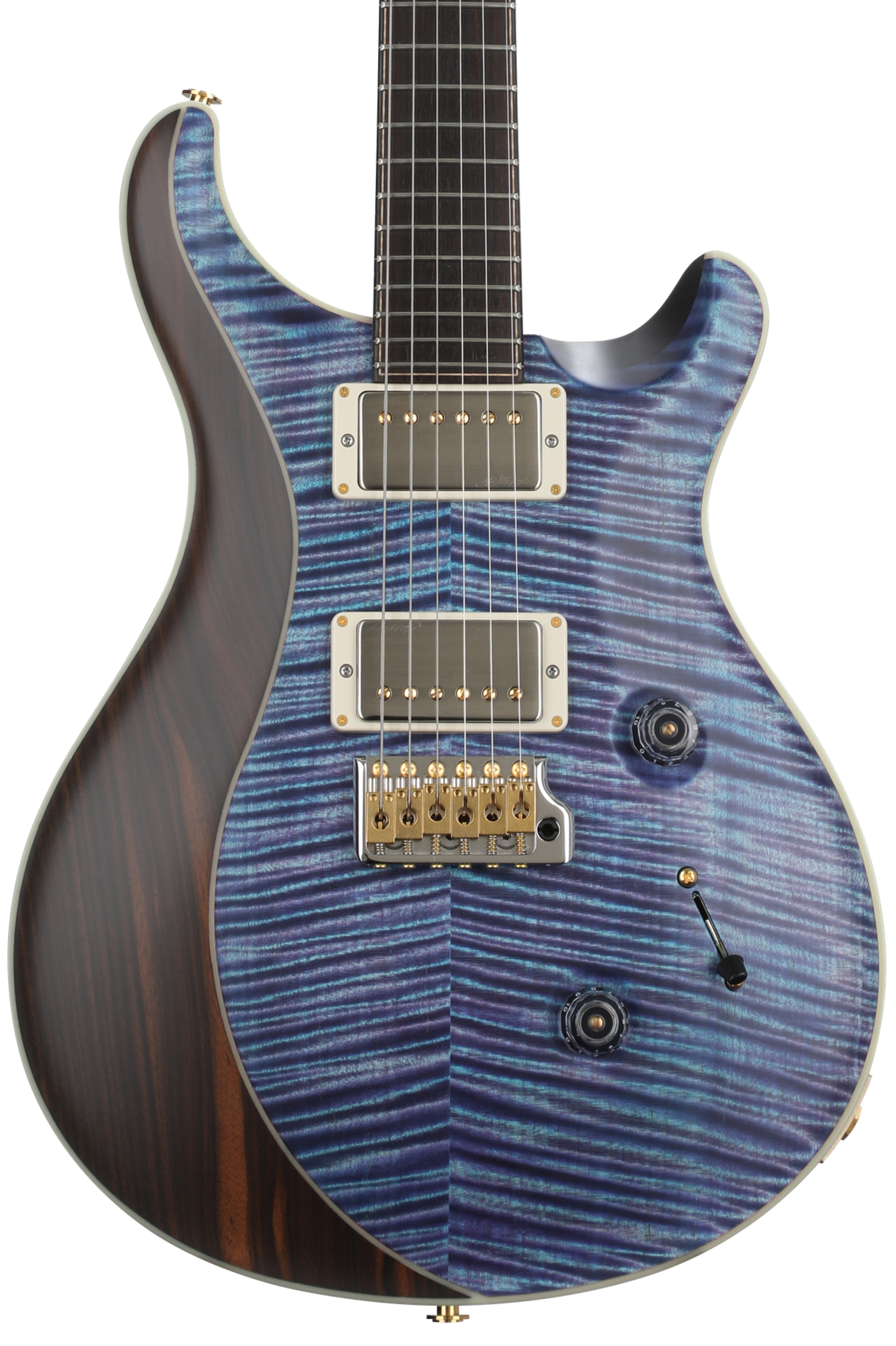 PRS Private Stock #8686 Owls in Flight Custom 24 Electric Guitar - Faded  Aqua Violet Glow | Sweetwater