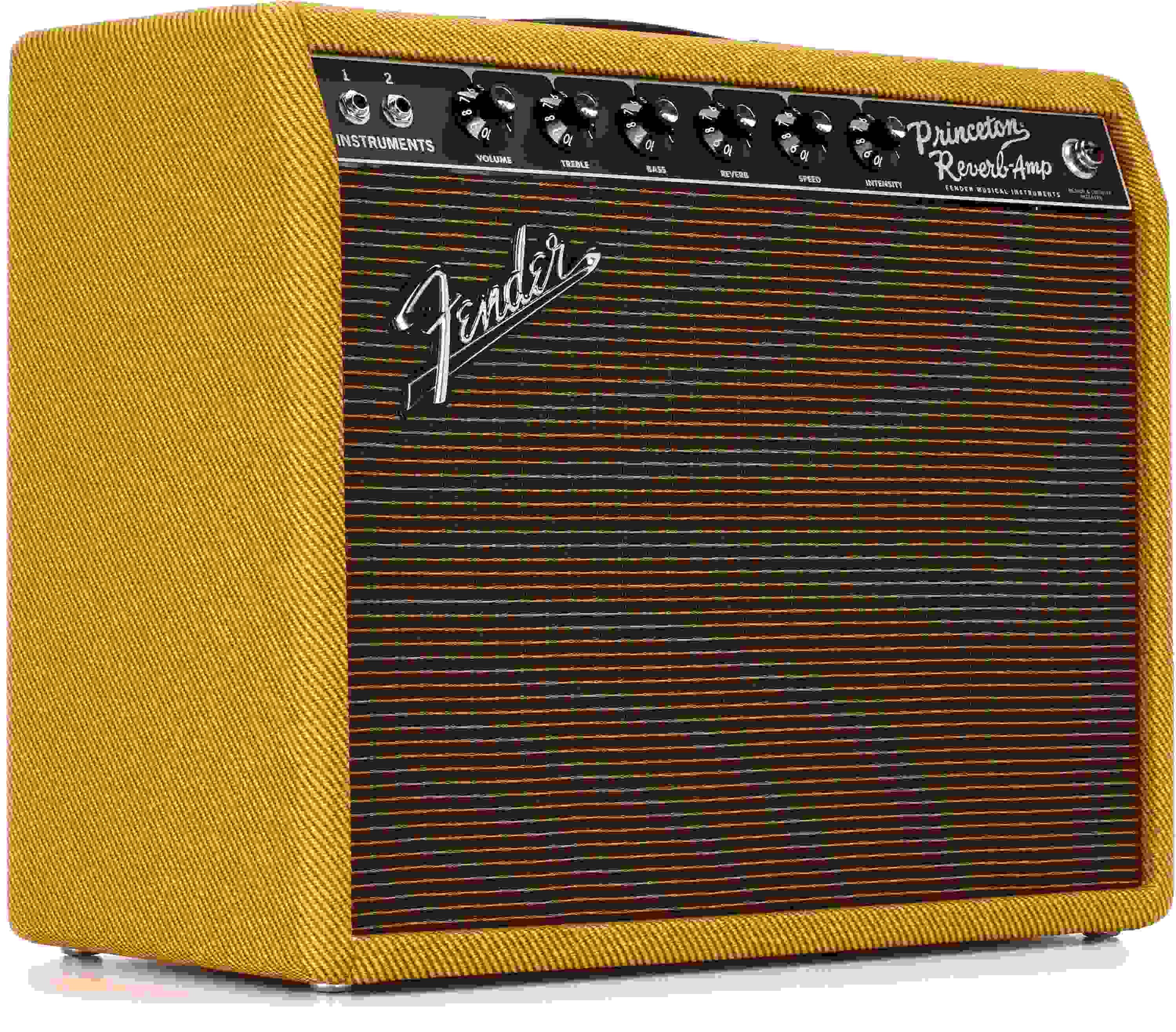 Fender '65 Princeton Reverb 12-watt 1 x 12-inch Tube Combo Amp - Lacquered Tweed, Sweetwater Exclusive