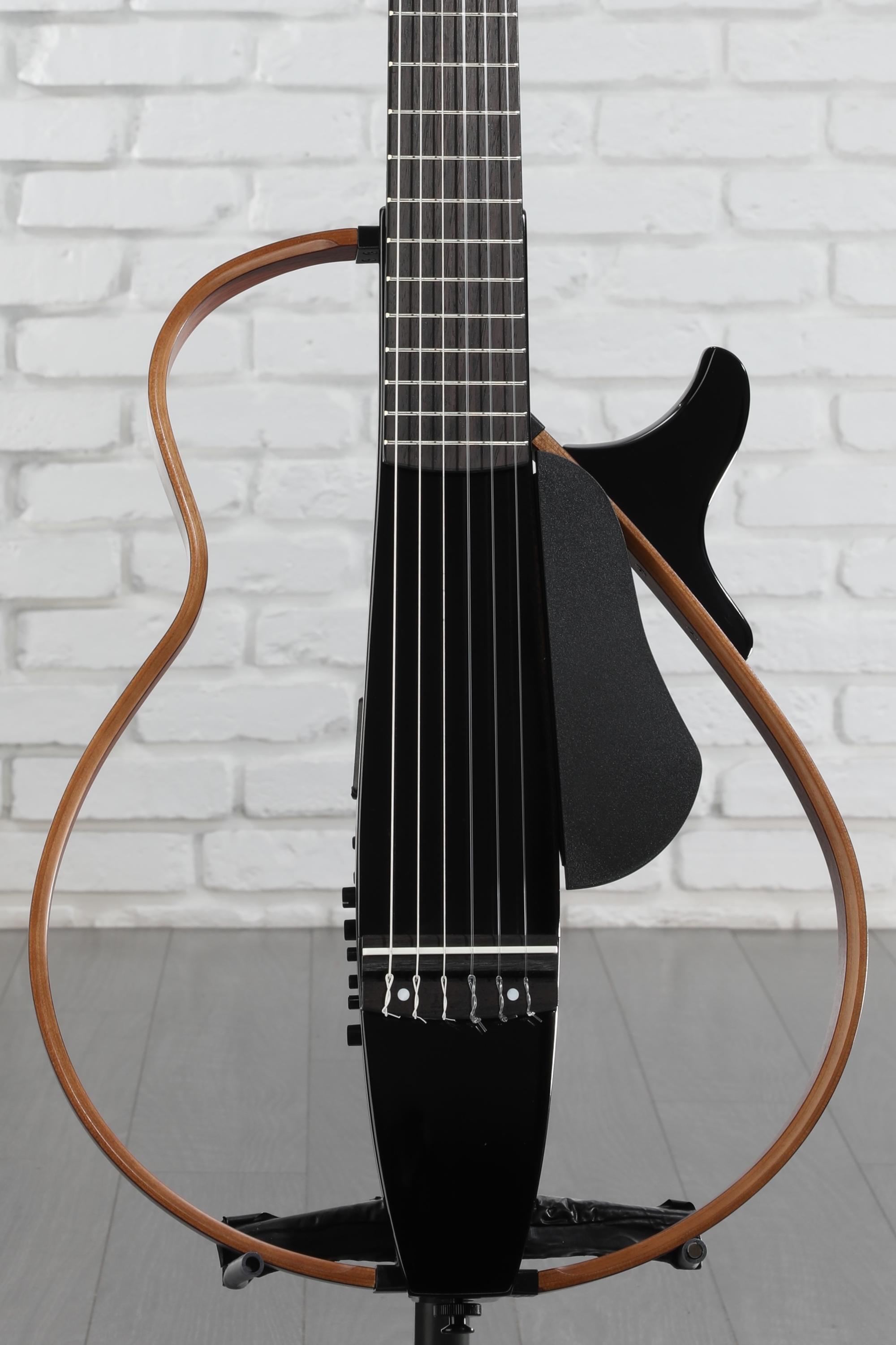 Yamaha Silent Guitar ブラック 6弦 Yamaha SLG200N Silent Nylon-String Guitar - Translucent