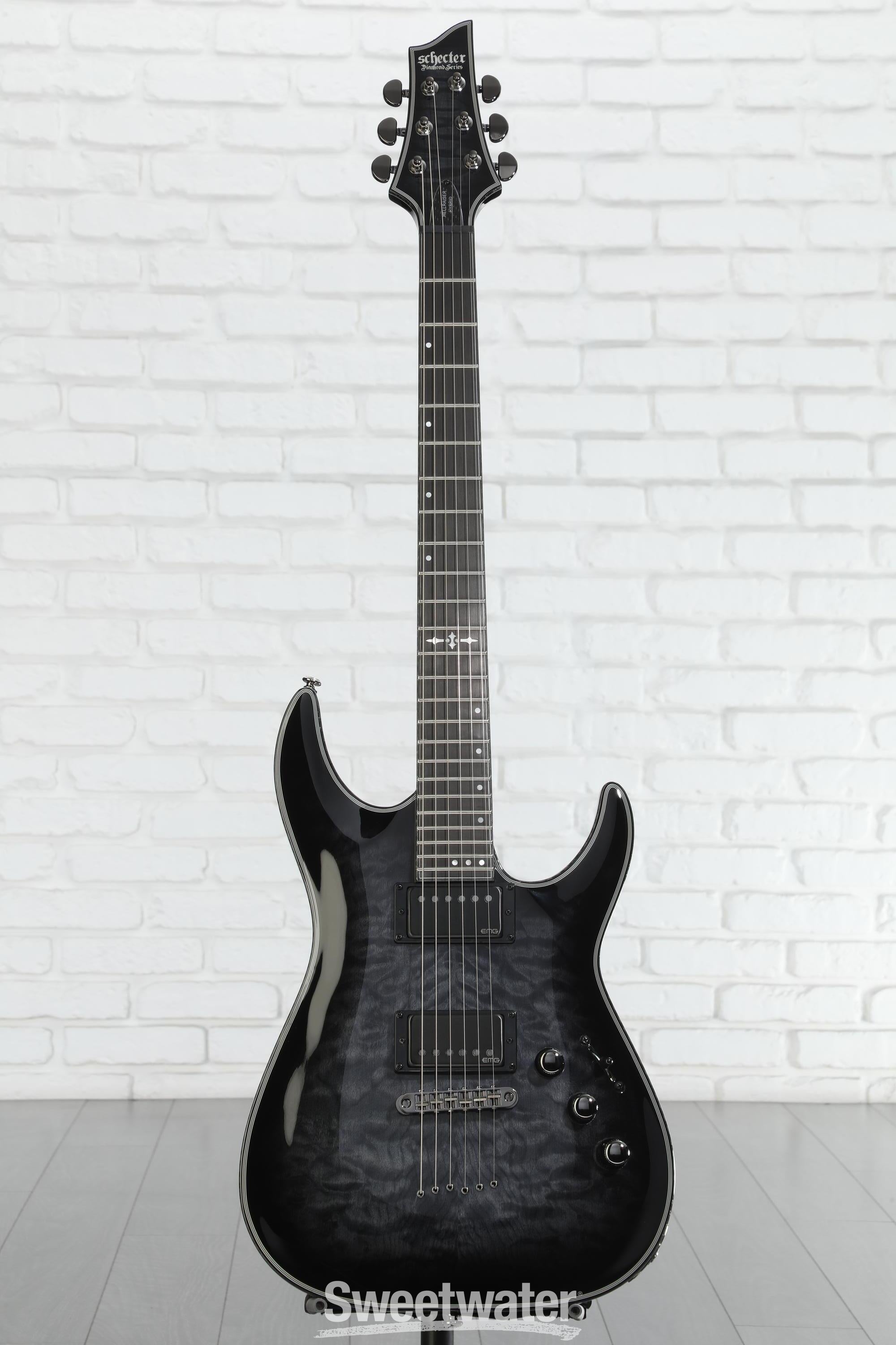 Schecter Hellraiser Hybrid C-1 - Trans Black Burst | Sweetwater