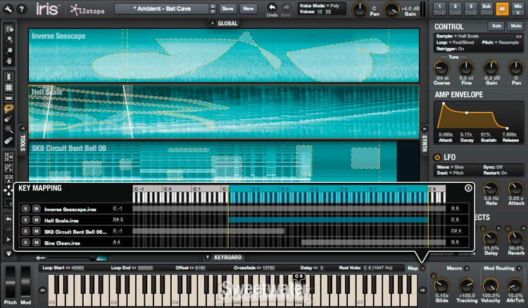 iZotope Iris Sound Library Resonant Sweetwater