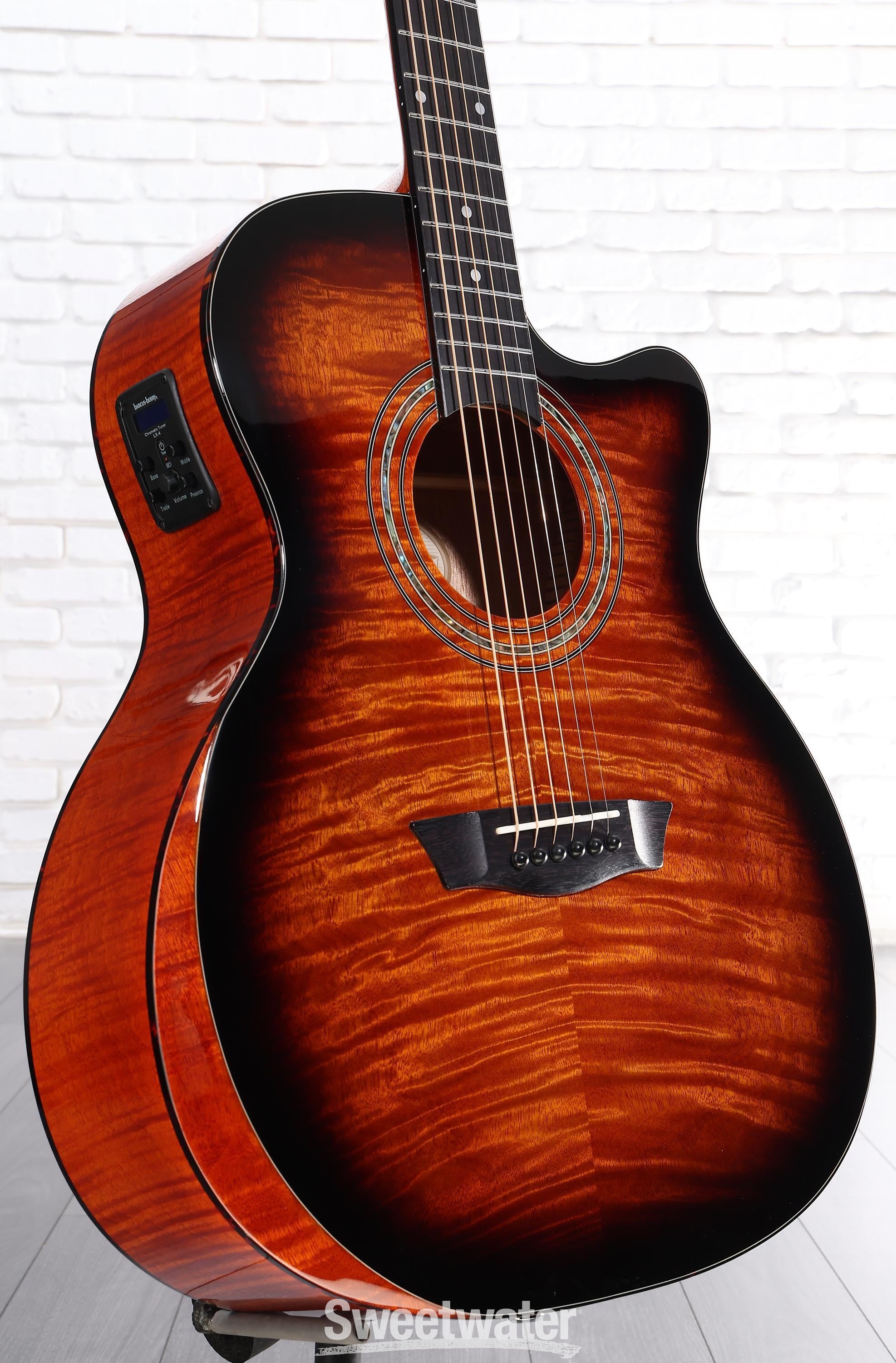 Photo of Washburn Comfort G12FCE Acoustic-electric Guitar - Sunburst