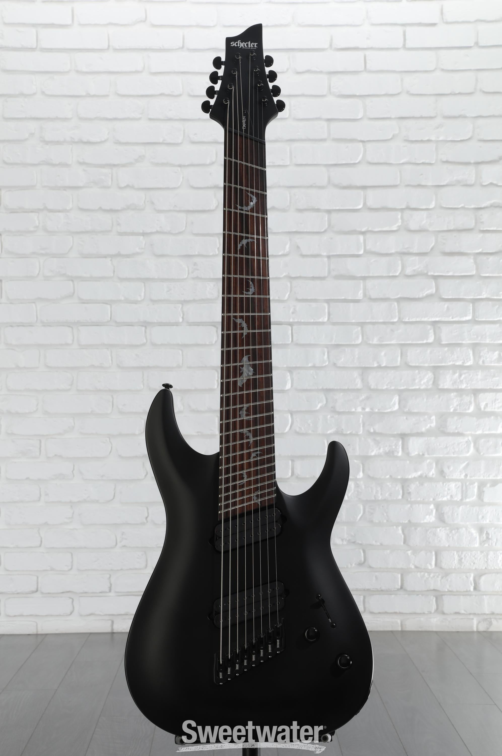 8弦！希少！美品！schecter Damien Elite-8 MBK Schecter Damien Elite 8 8-String Guitar | zZounds