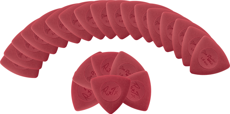 Dunlop Robert Trujillo Warlord Custom Bass Picks - 1.5mm, Red, 24-pack