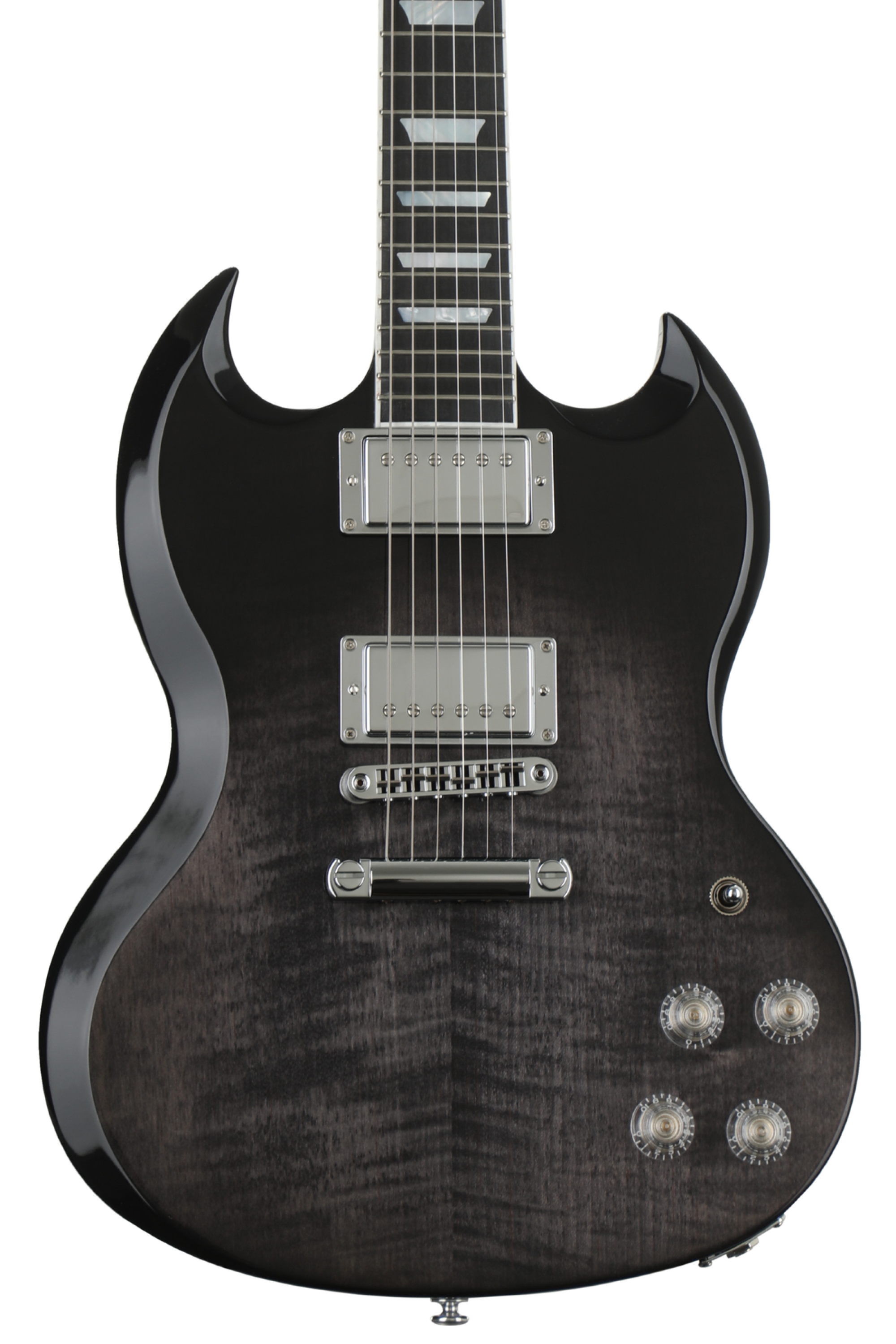 Gibson SG High Performance 2019 - Trans Ebony Fade | Sweetwater