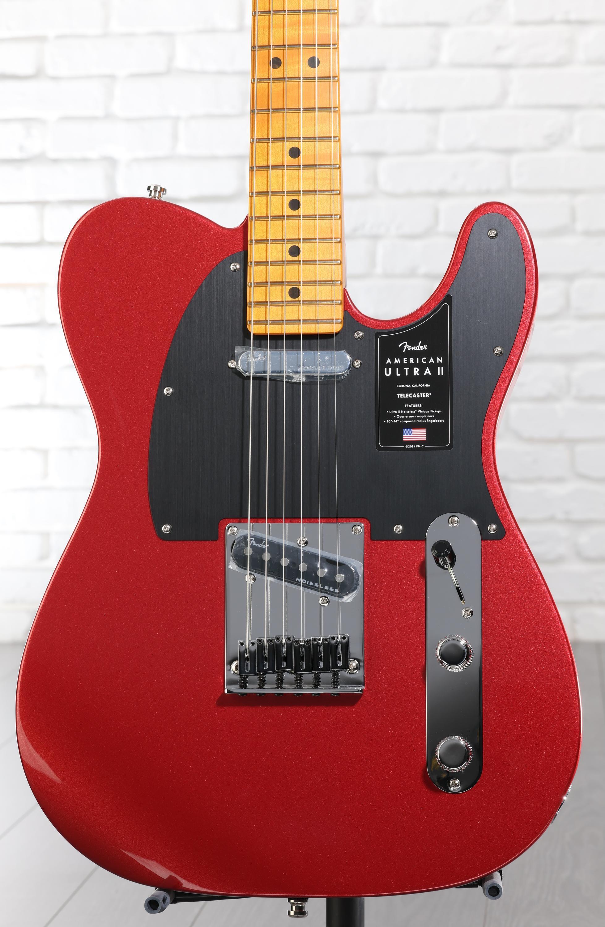 Fender American Ultra II Telecaster Electric Guitar - Sinister Red