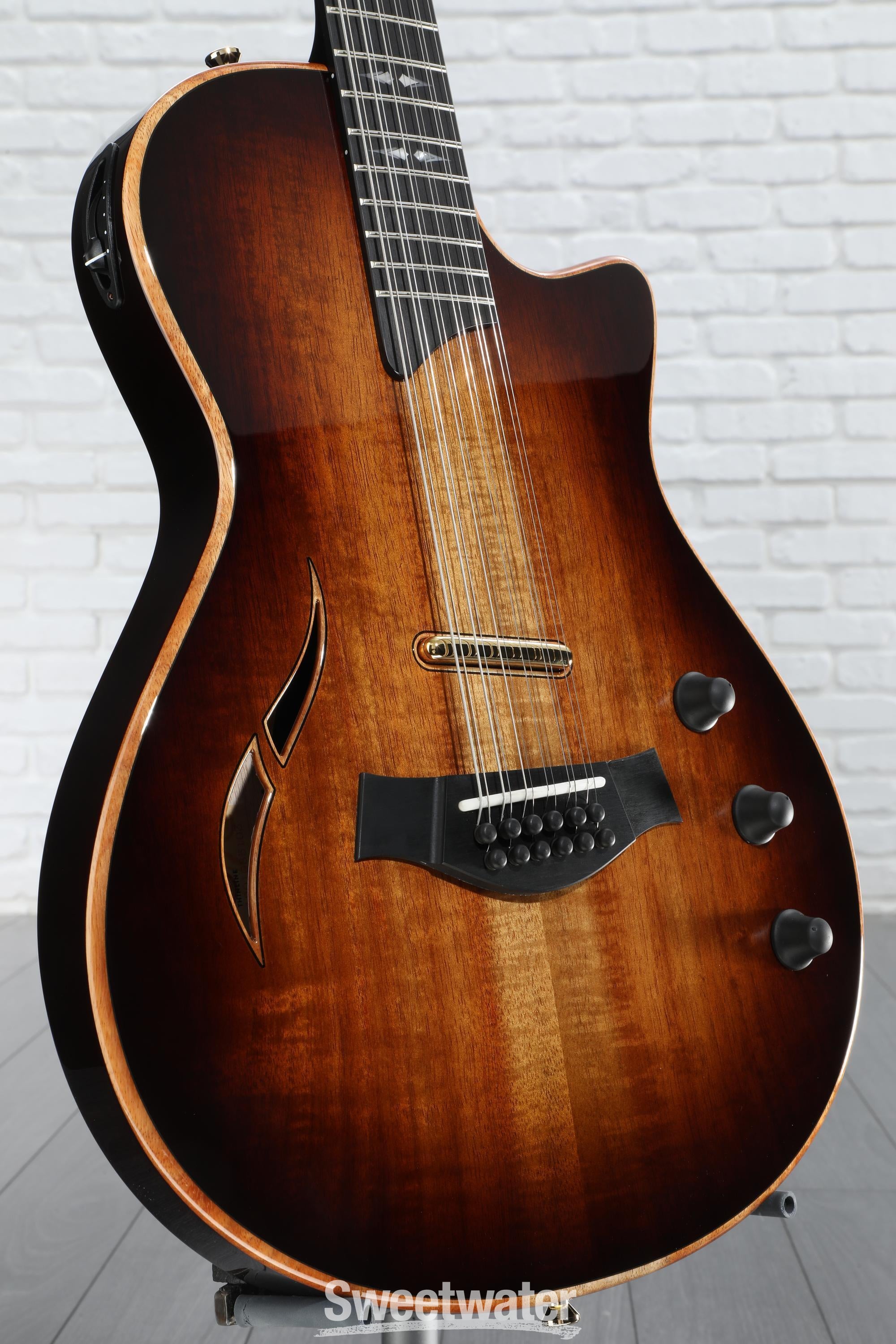 Photo of Taylor T5z Custom Reverse-strung 12-string Hollowbody Electric Guitar - Tobacco