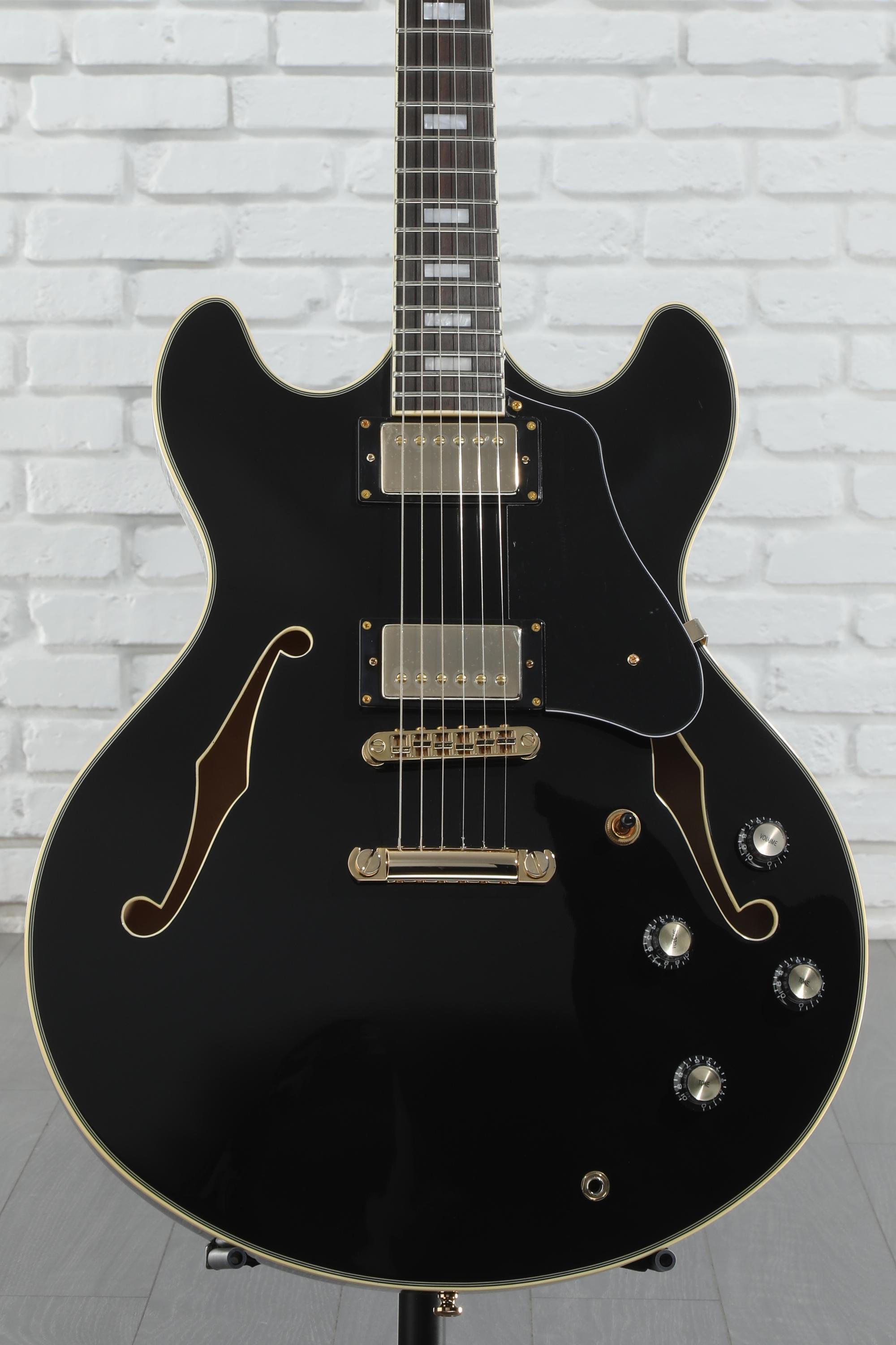 Sire Larry Carlton H7 Semi-hollow Electric Guitar - Black | Sweetwater