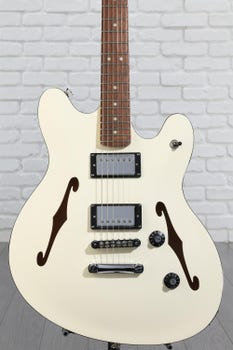 Product Image - This Item - Squier Affinity Series Starcaster Deluxe Semi-hollowbody Electric Guitar - Olympic White
