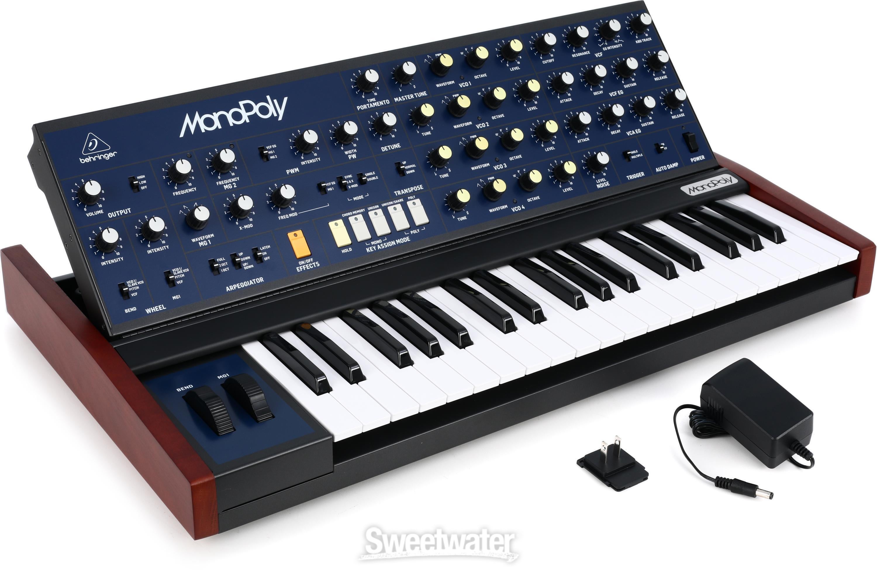 Behringer MonoPoly 4-voice Analog Synthesizer