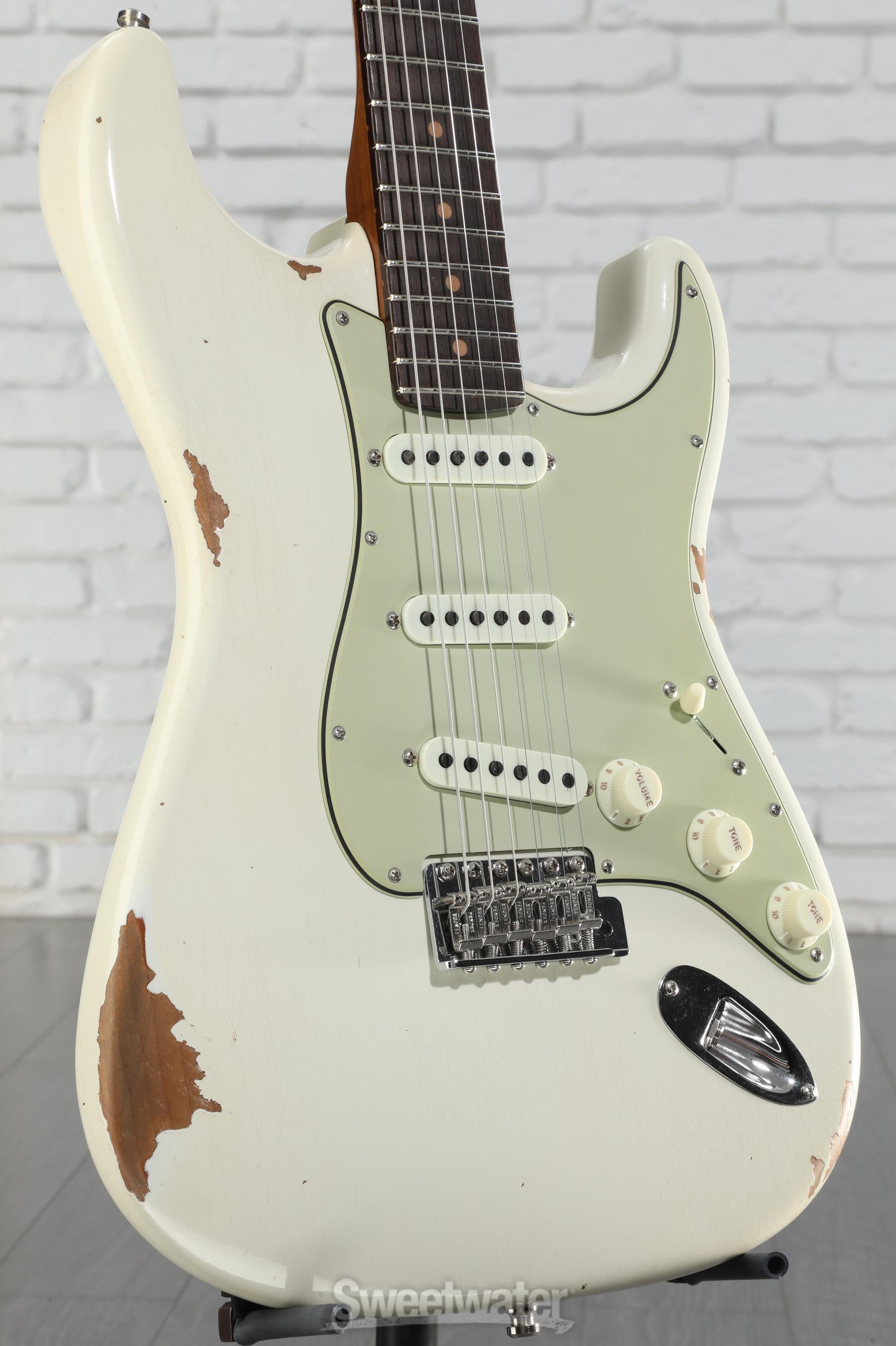 ギター Relic OlympicWhite Stratocaster Fender Custom Shop GT11 Journeyman Relic Stratocaster