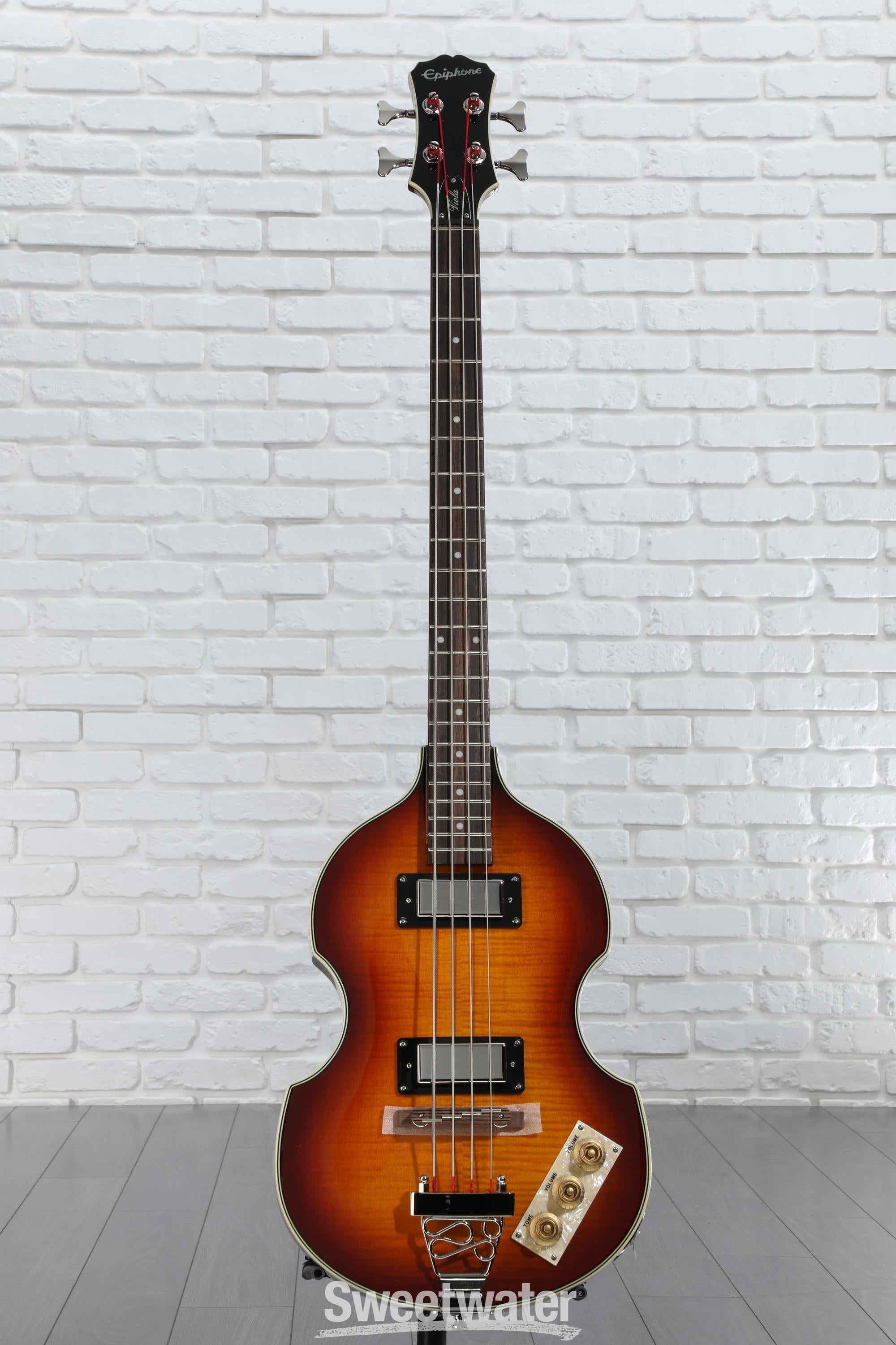 エピフォン ビオラベース Epiphone Viola Bass - Vintage Sunburst | Sweetwater