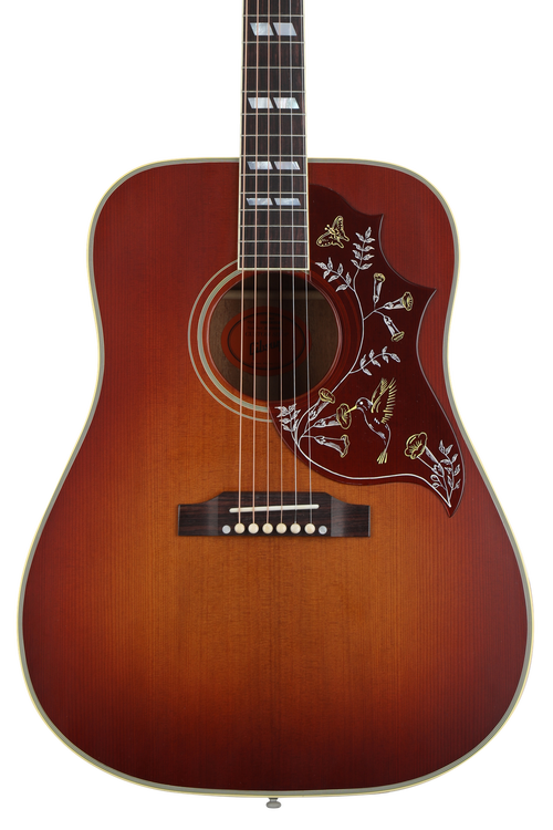 Gibson Acoustic 1960 Hummingbird - Heritage Cherry Sunburst VOS with Fixed  Bridge | Sweetwater