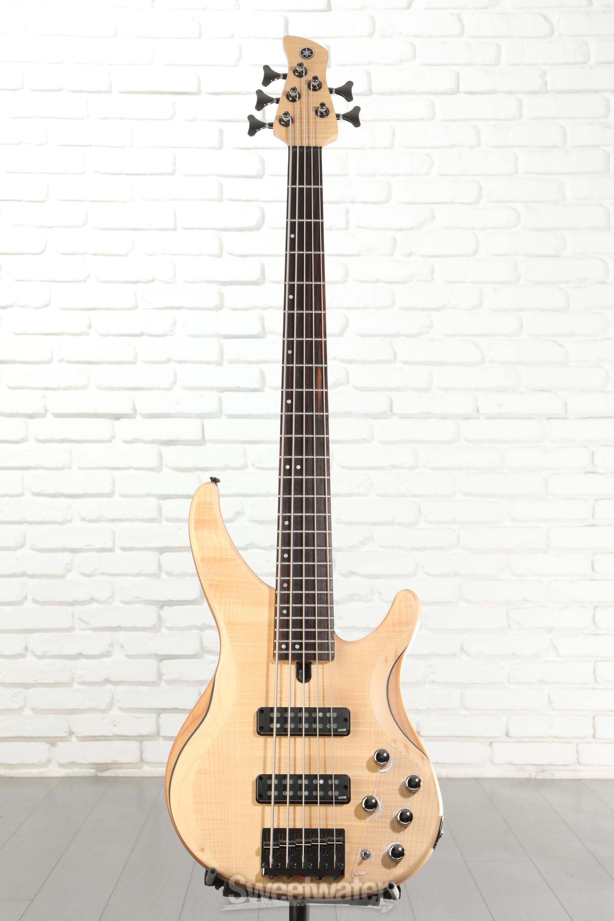 Yamaha TRBX605FM 5-string Bass Guitar - Natural Satin Reviews