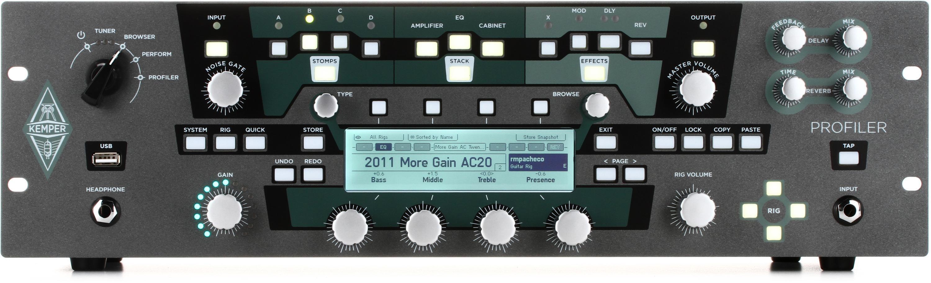 Kemper Profiler Rack Rackmount Profiling Head | Sweetwater