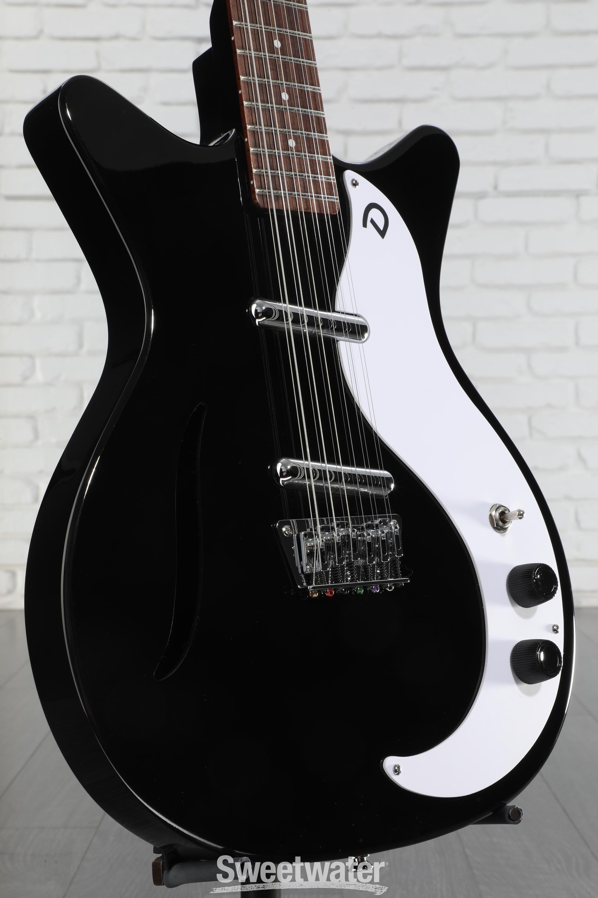Danelectro Vintage 12 String Electric Guitar - Black